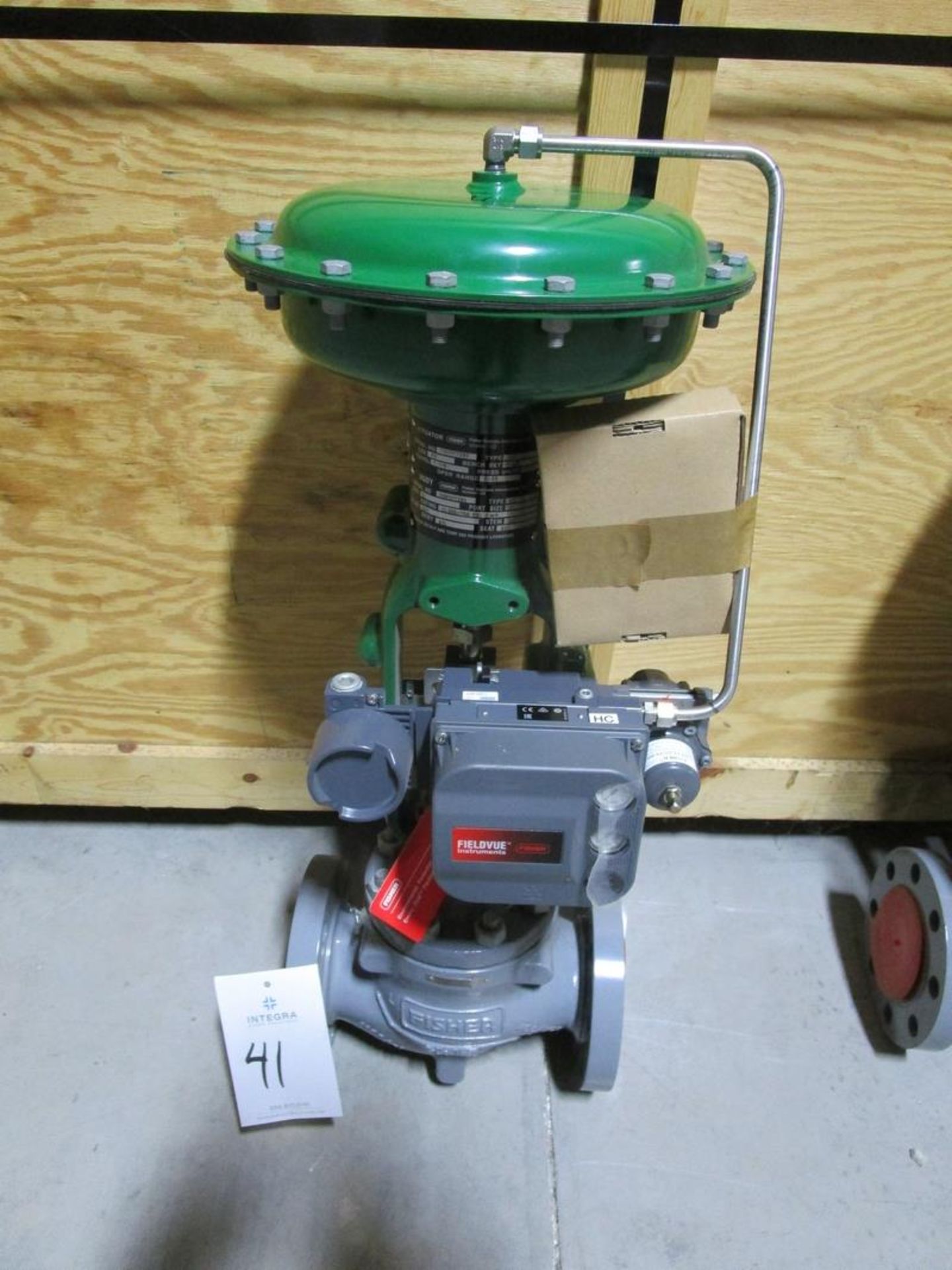 Unused Fisher 657 Control Diaphragm Actuator Valve