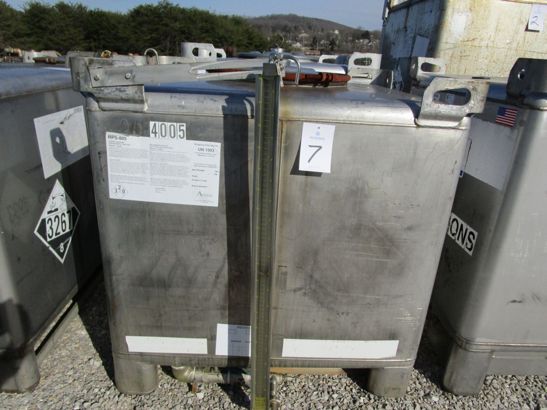 Hoover Materials Type 31A Stainless Steel IBC Tote