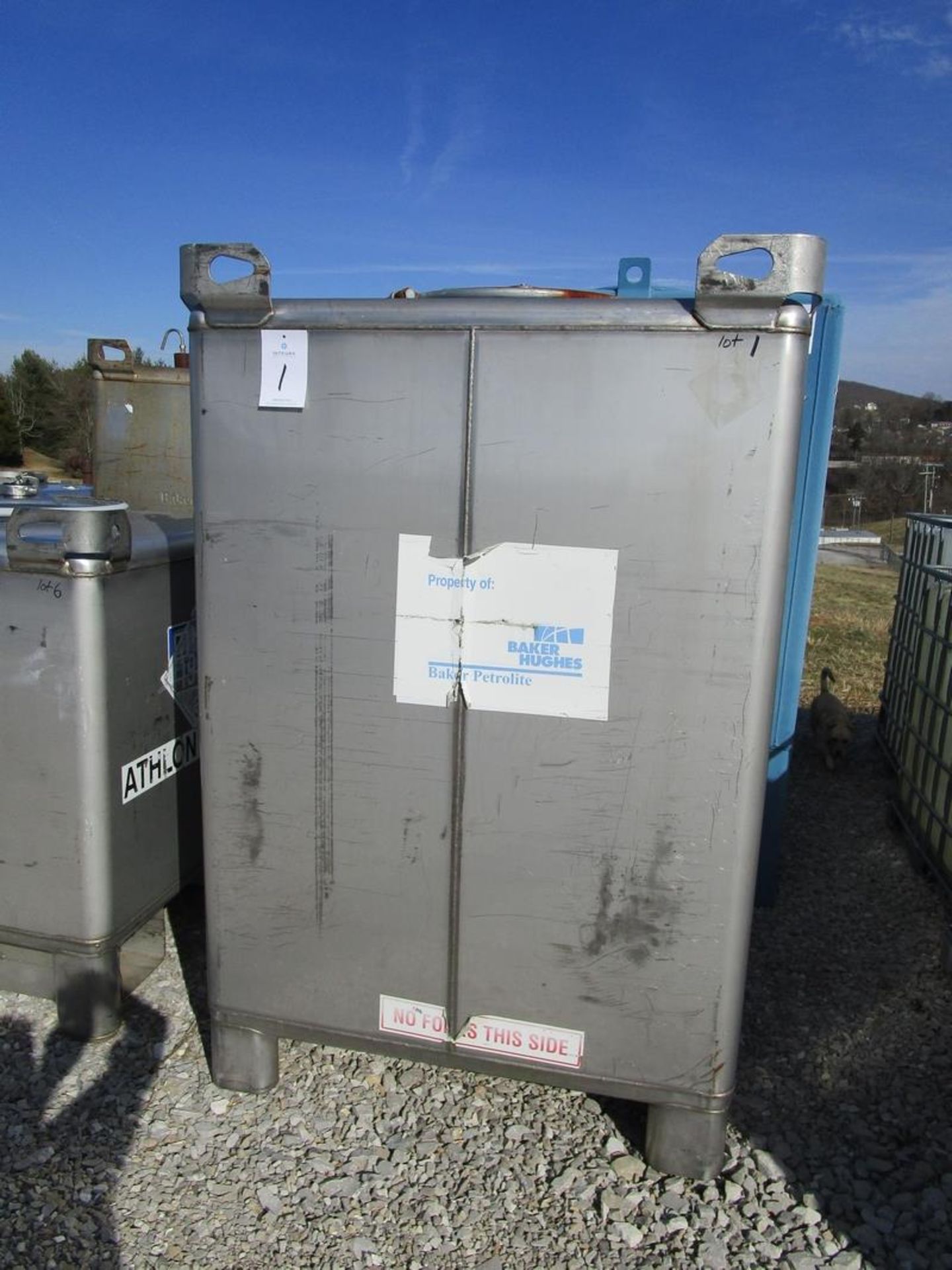 Precision Ecosafe, Type 31A, 304 Stainless Steel IBC Tote