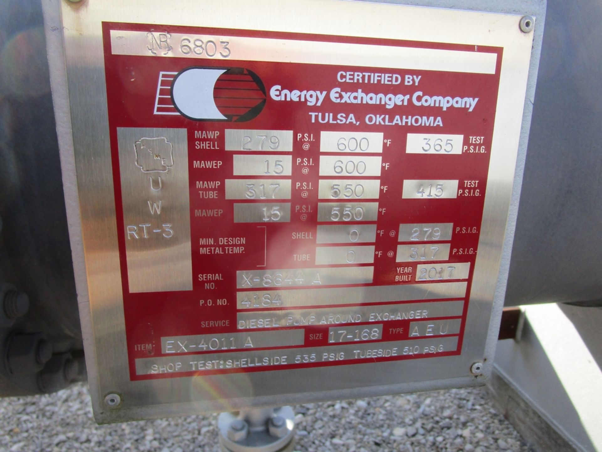 Heat Exchanger Energy Exchanger Company Diesel Pump Around Exchanger - Image 2 of 3