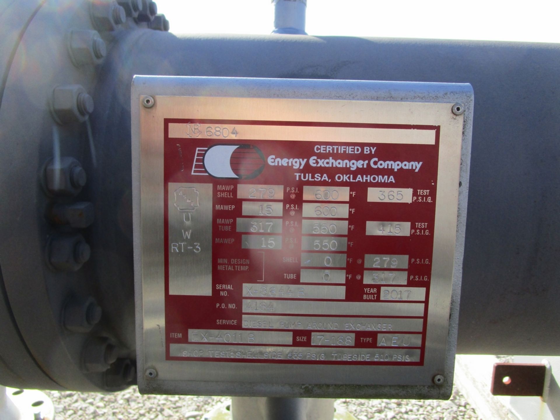 Heat Exchanger Energy Exchanger Company Diesel Pump Around Exchanger - Image 2 of 3