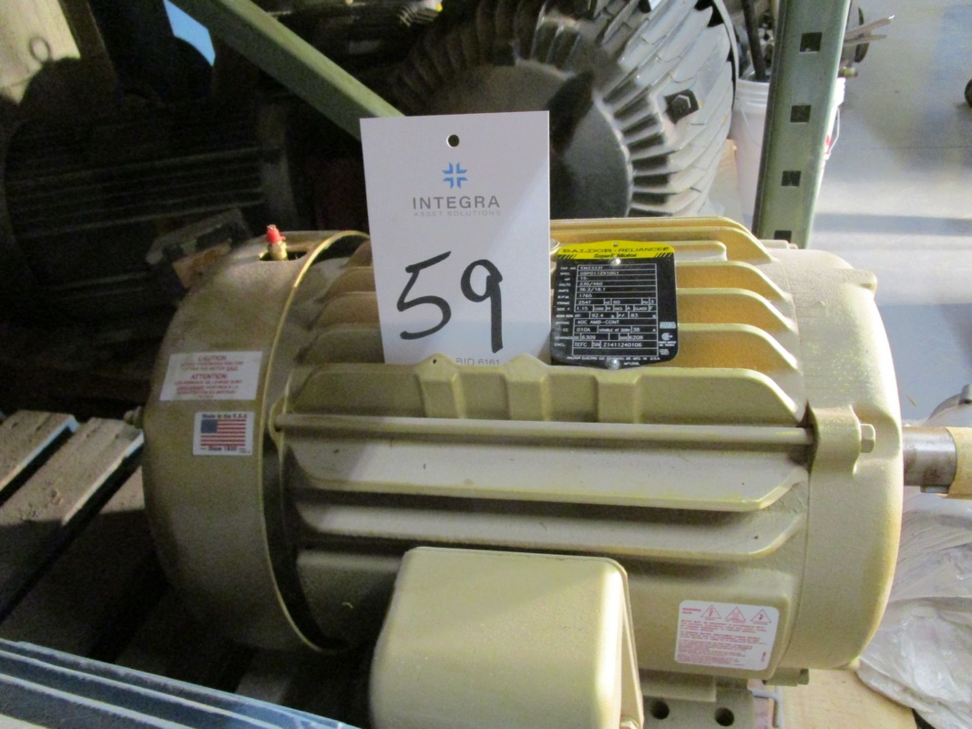 Baldor 15-HP Induction Motor