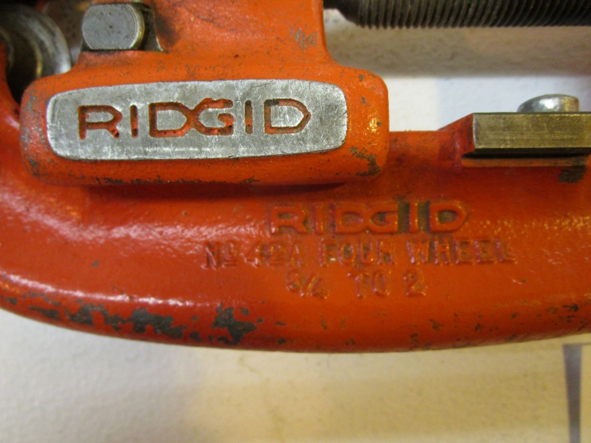 Rigid No. 42A 4-Wheel Pipe Cutter - Image 3 of 3
