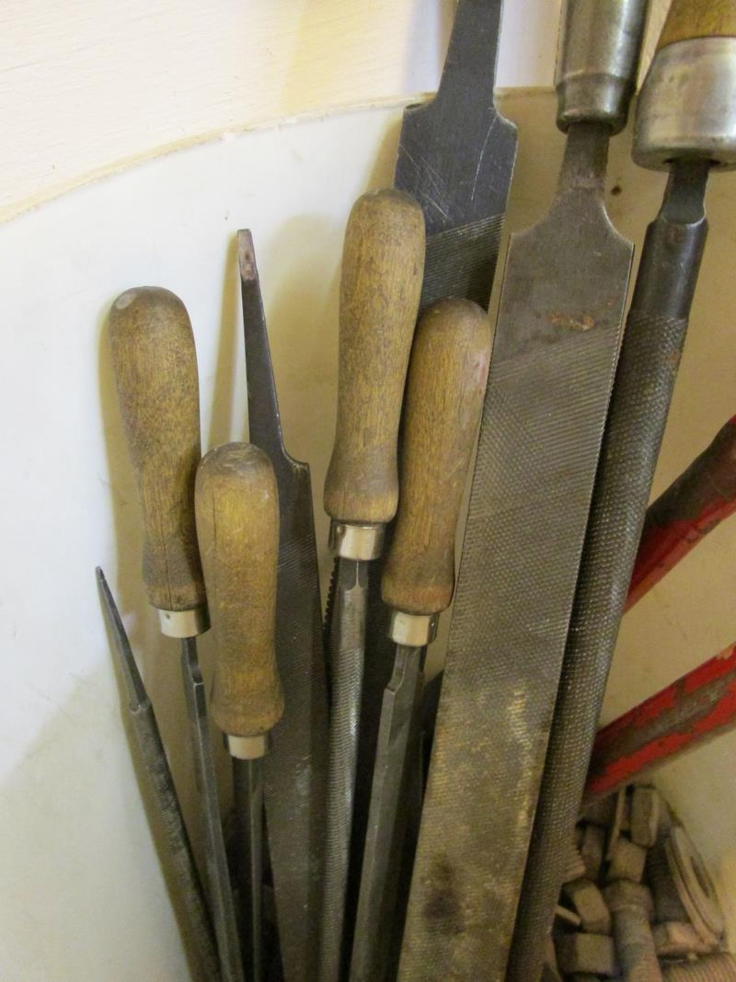 Assorted Shop Tools Including Files, Wrenches, Screwdrivers, Rivet Gun - Image 10 of 12