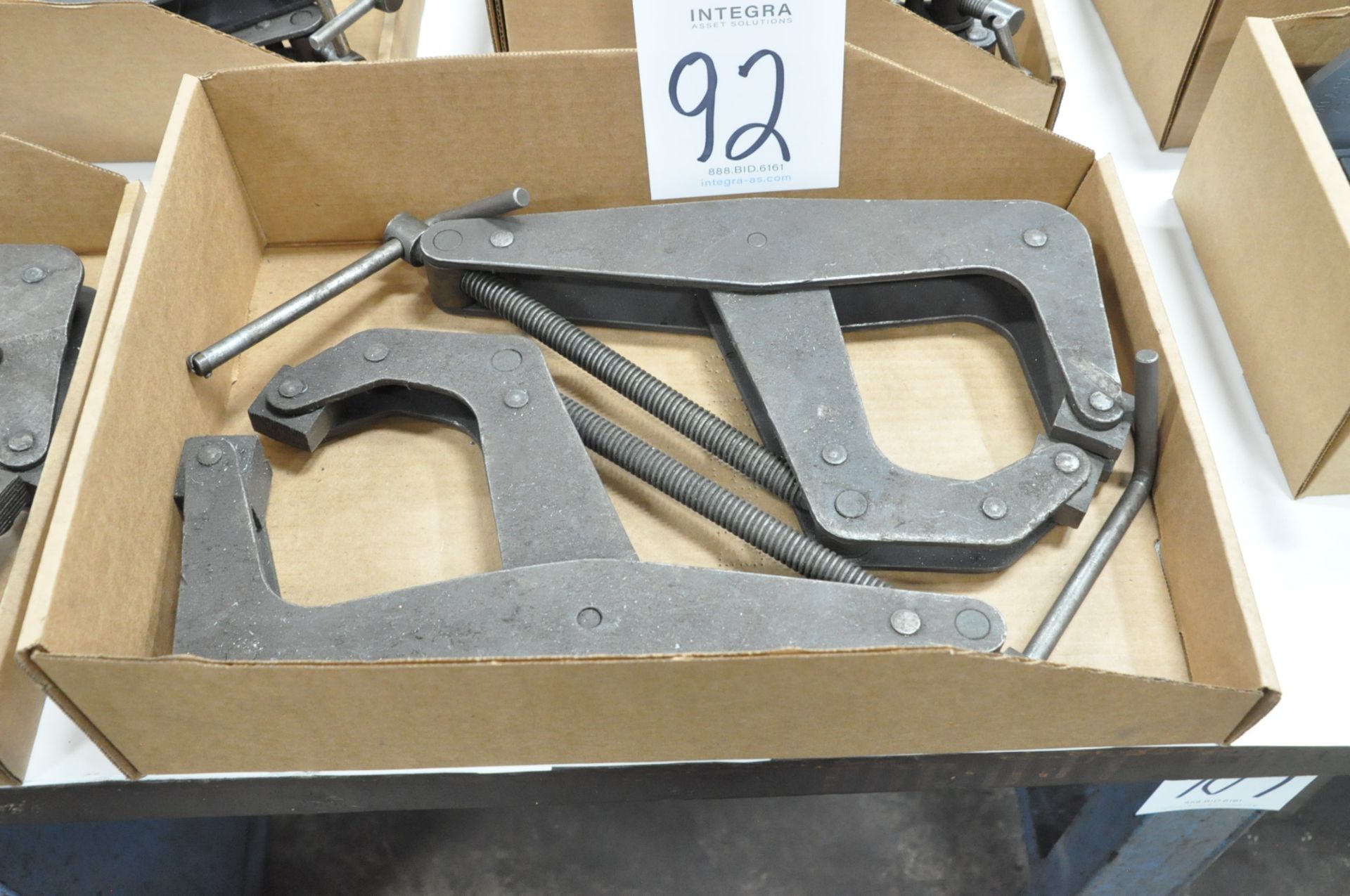 Lot-(2) Large Kant-Twist Clamps in (1) Box