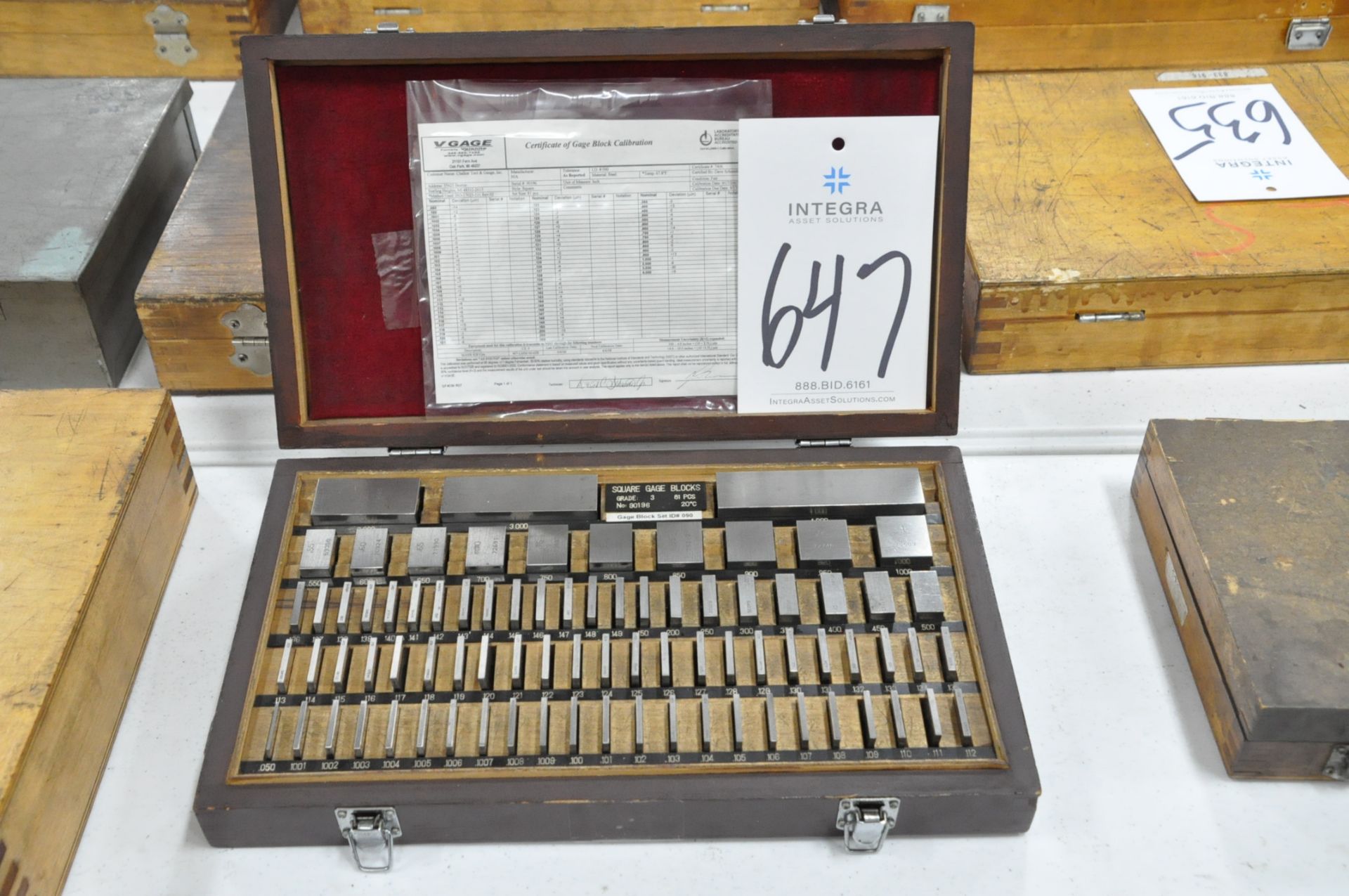 V Gage Brand Gage Block Set