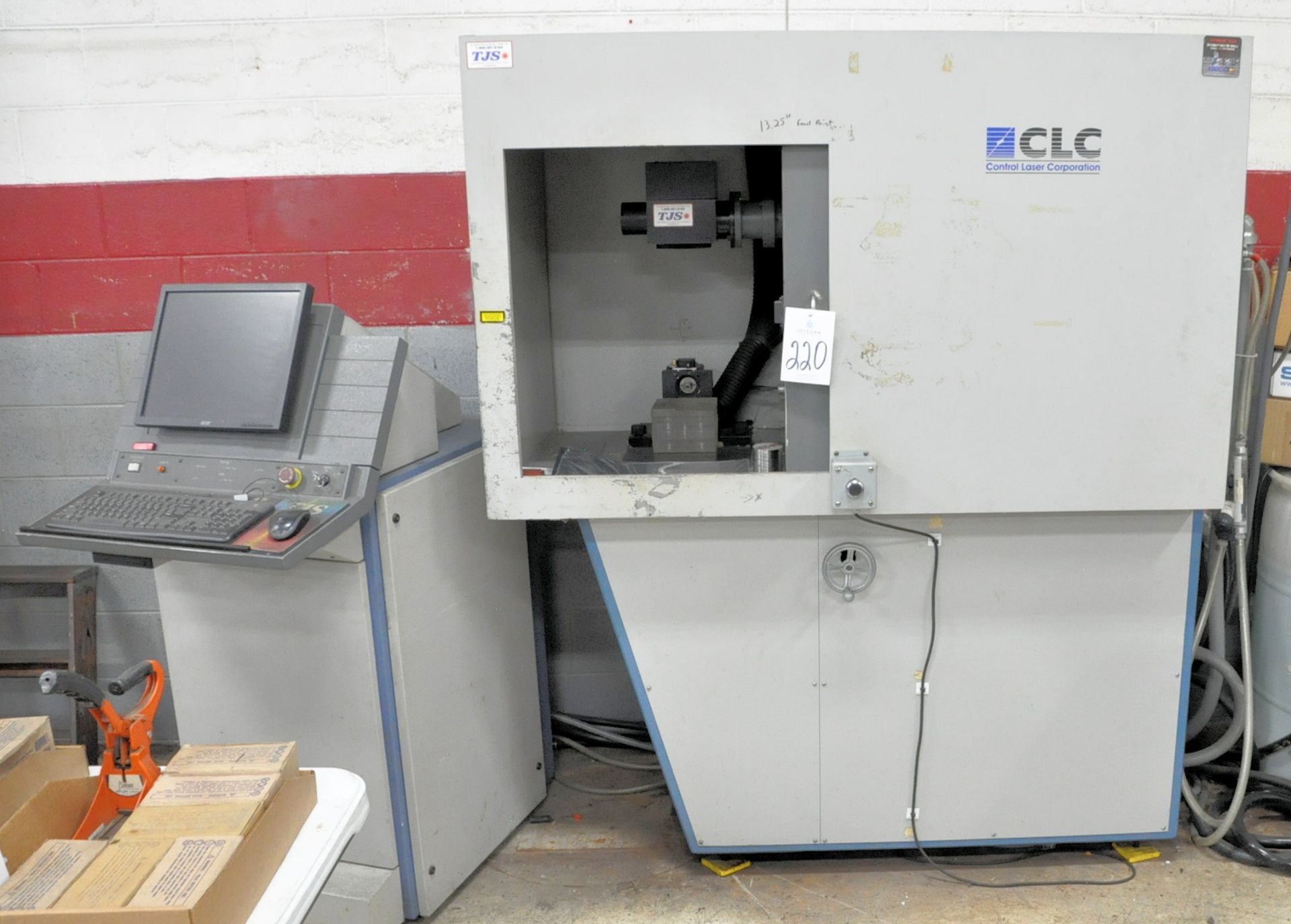 Control Laser Corp CLC Signature 75 Laser Marking System, S/N 281740111, 1998