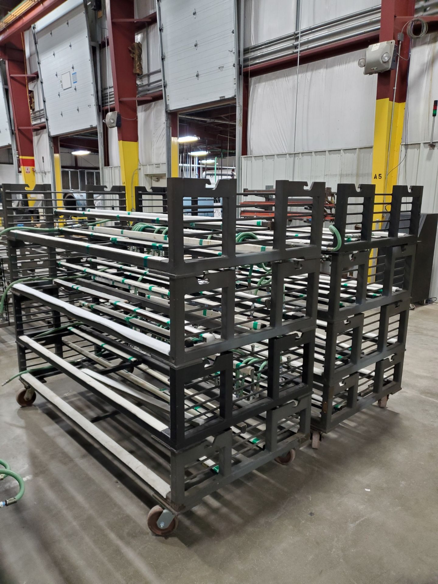 (2) 40" x 83" 4-Tier Vacuum Carts for Autoclaves - Image 2 of 2