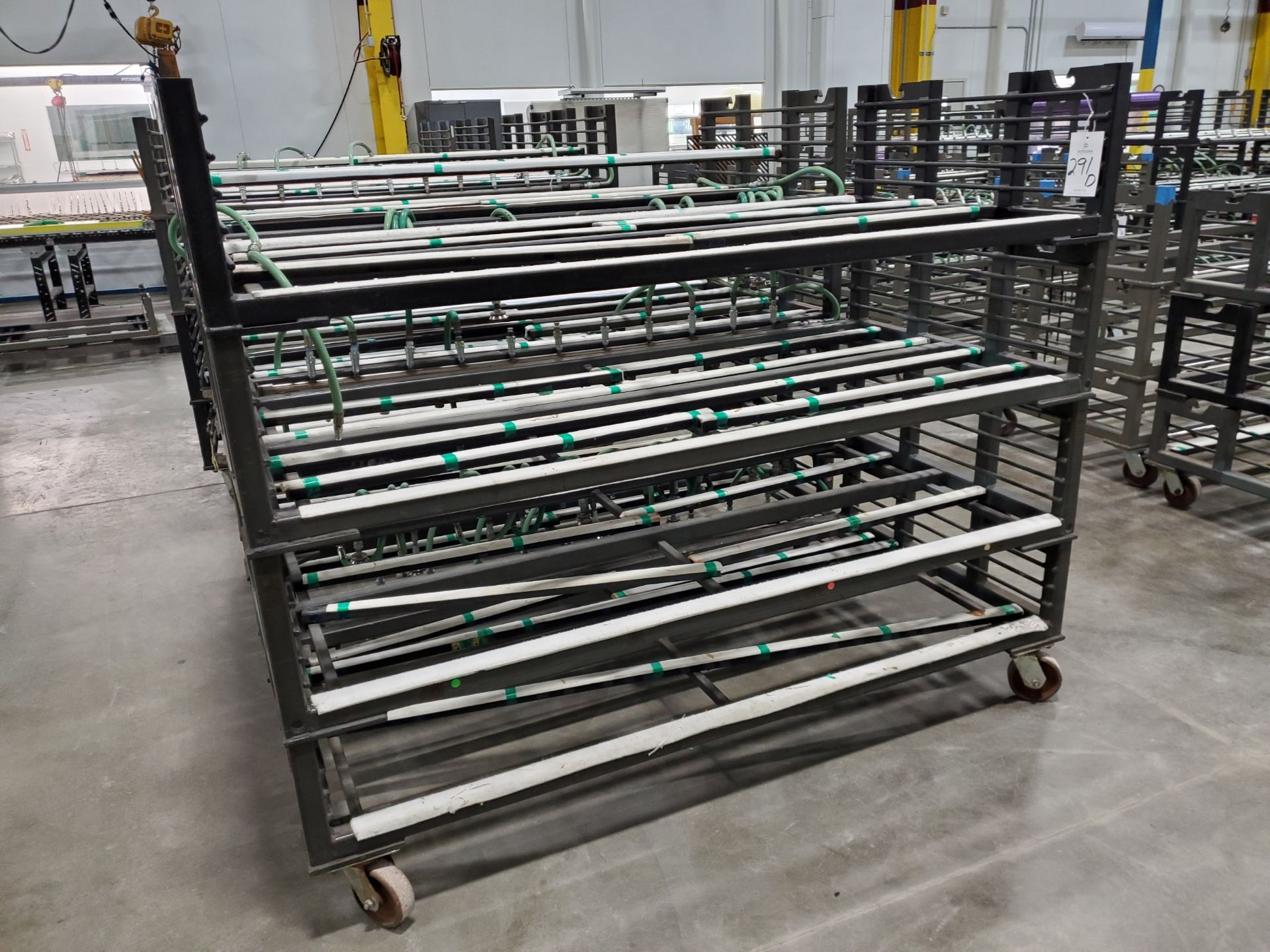 (2) 40" x 83" 4-Tier Vacuum Carts for Autoclaves