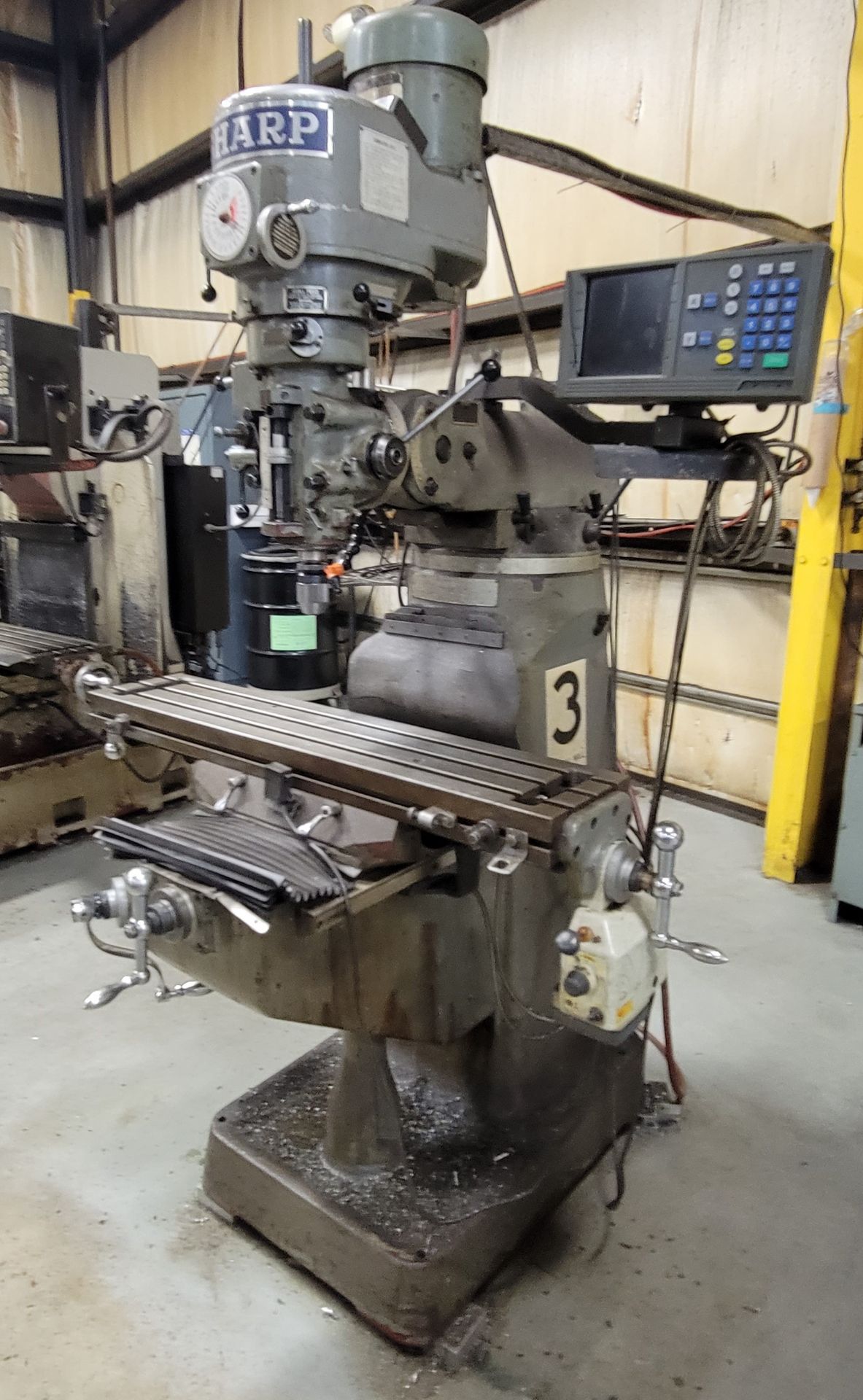 Sharp LMV 3-HP Vertical Milling Machine