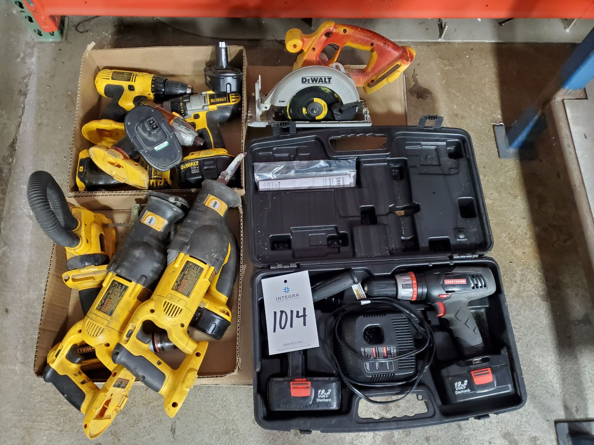 Lot of Assorted Cordless Hand Tools