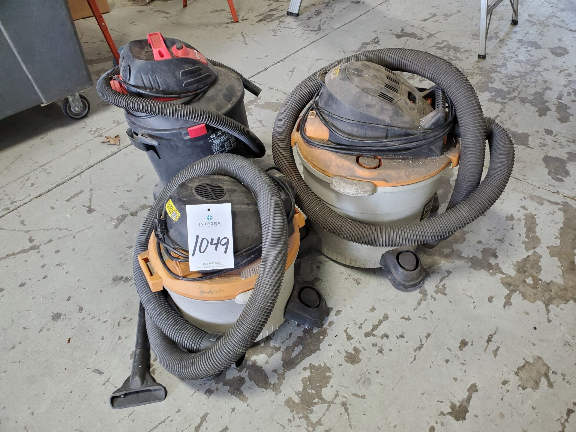(3) Assorted Vacuums
