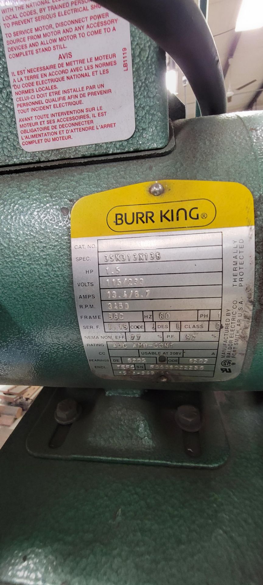 Burr King 760, 2" Belt Sander - Image 4 of 4