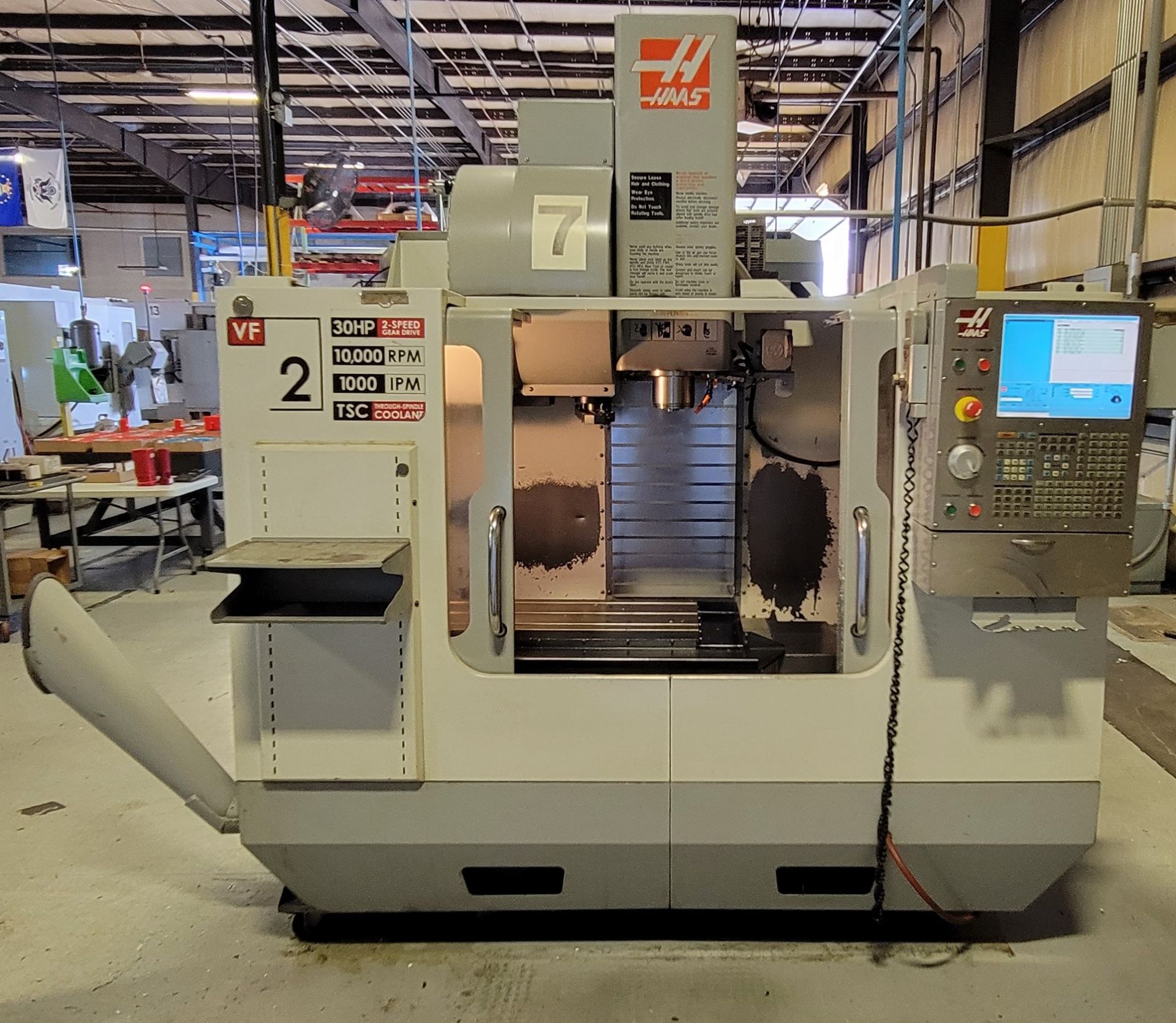 Haas VF-2B 4-Axis CNC Vertical Machining Center - Image 2 of 27