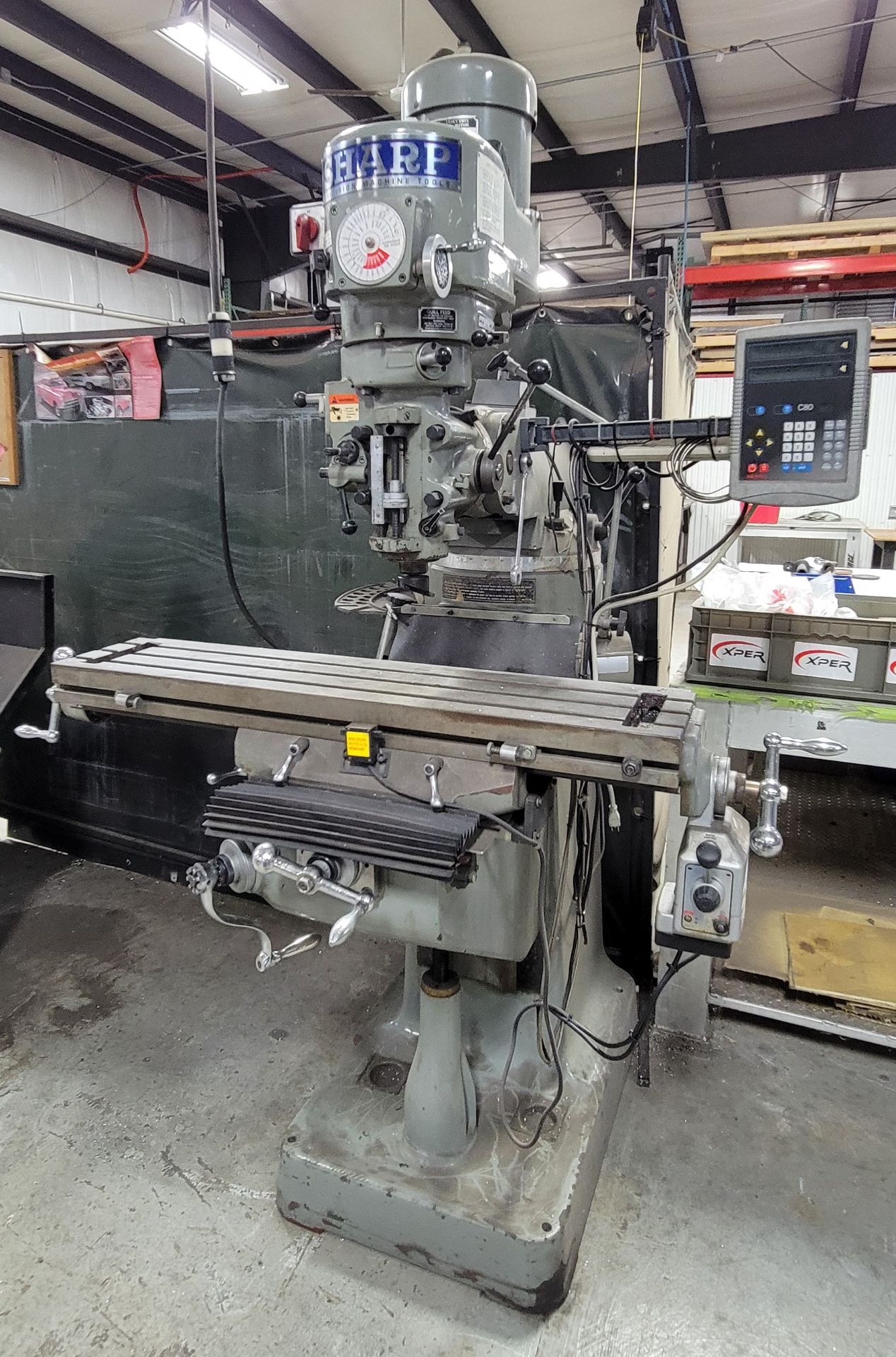 Sharp LMV 3-HP Vertical Milling Machine