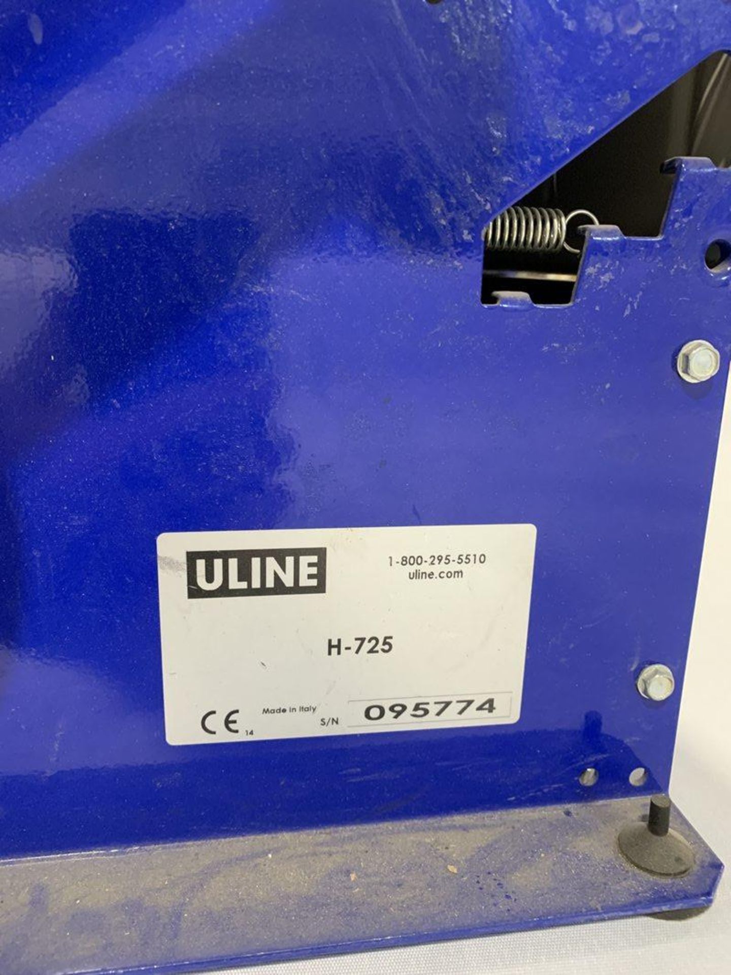 Uline H-725 Tape Dispenser, S/N 095774 - Image 2 of 2