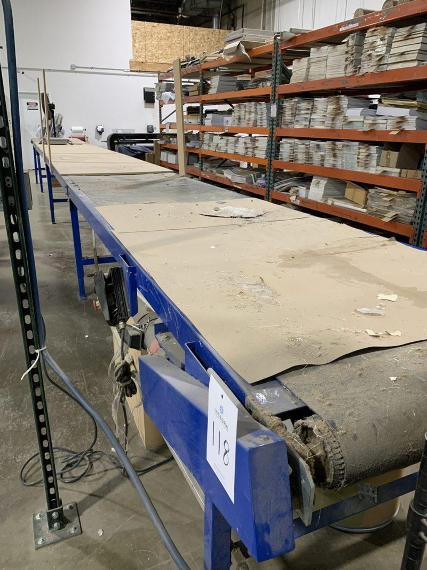 Approx. 36" x 35' L Power Belt Conveyor