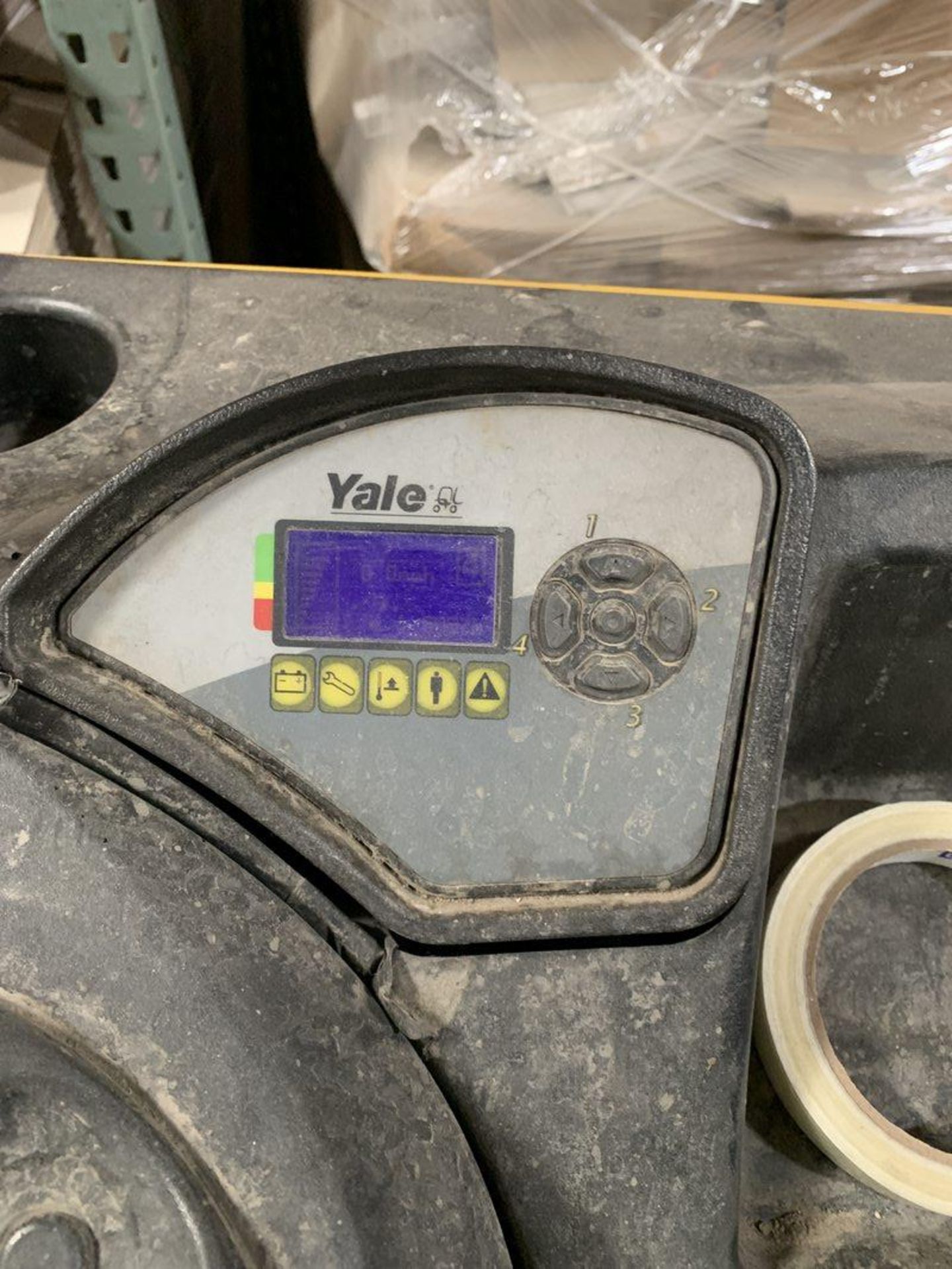 Yale NR035DBNL24TE101 3,500 Lb. Electric Stand Up Forklift Truck, S/N B295N01671L - Image 3 of 5