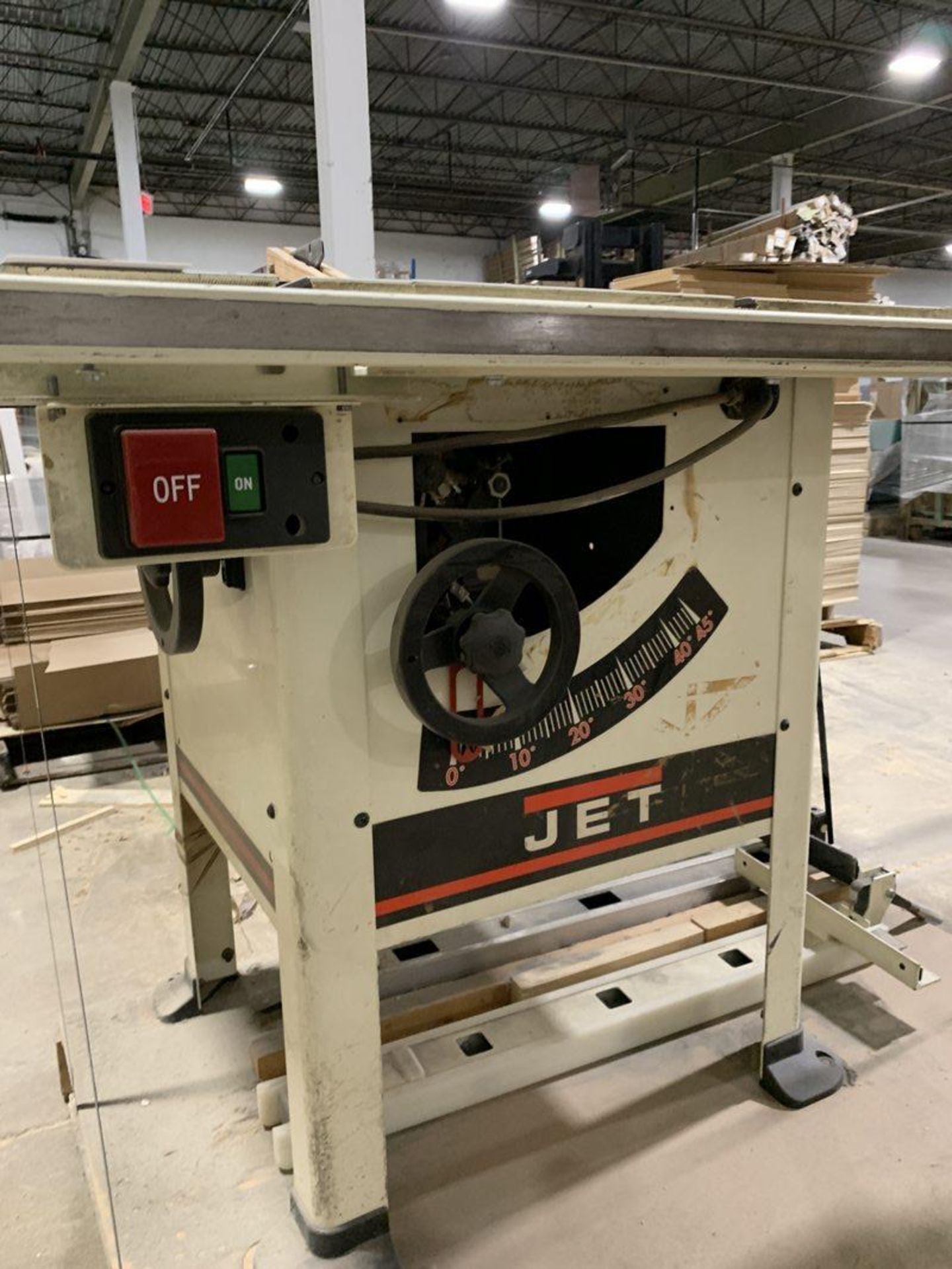 Jet 10" Super Saw JWSS-10LFR Tilting Arbor Table Saw, S/N 04118226 - Image 2 of 4