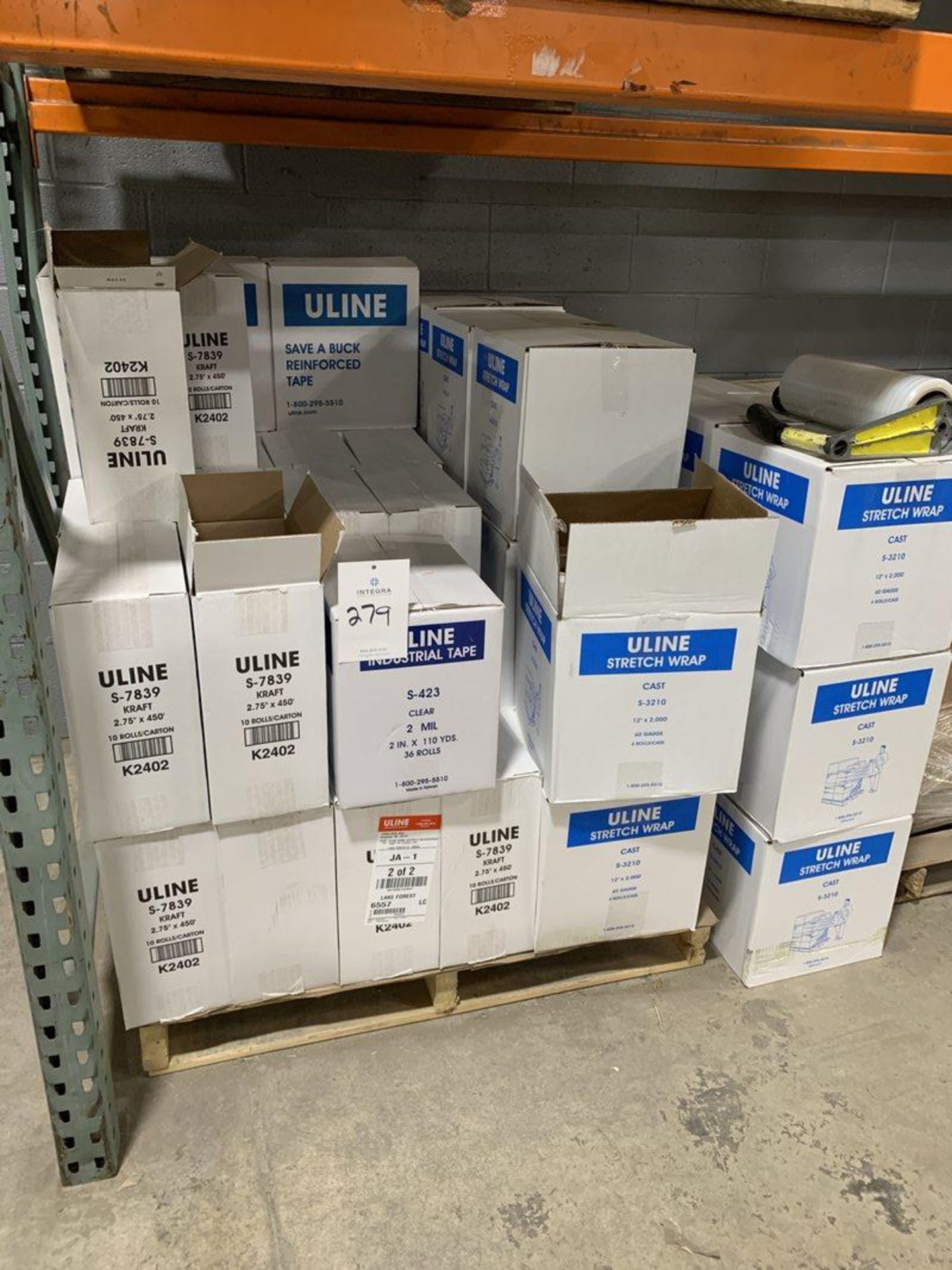 Lot of (2) Skids of Shipping & Packaging Supplies - Image 2 of 3
