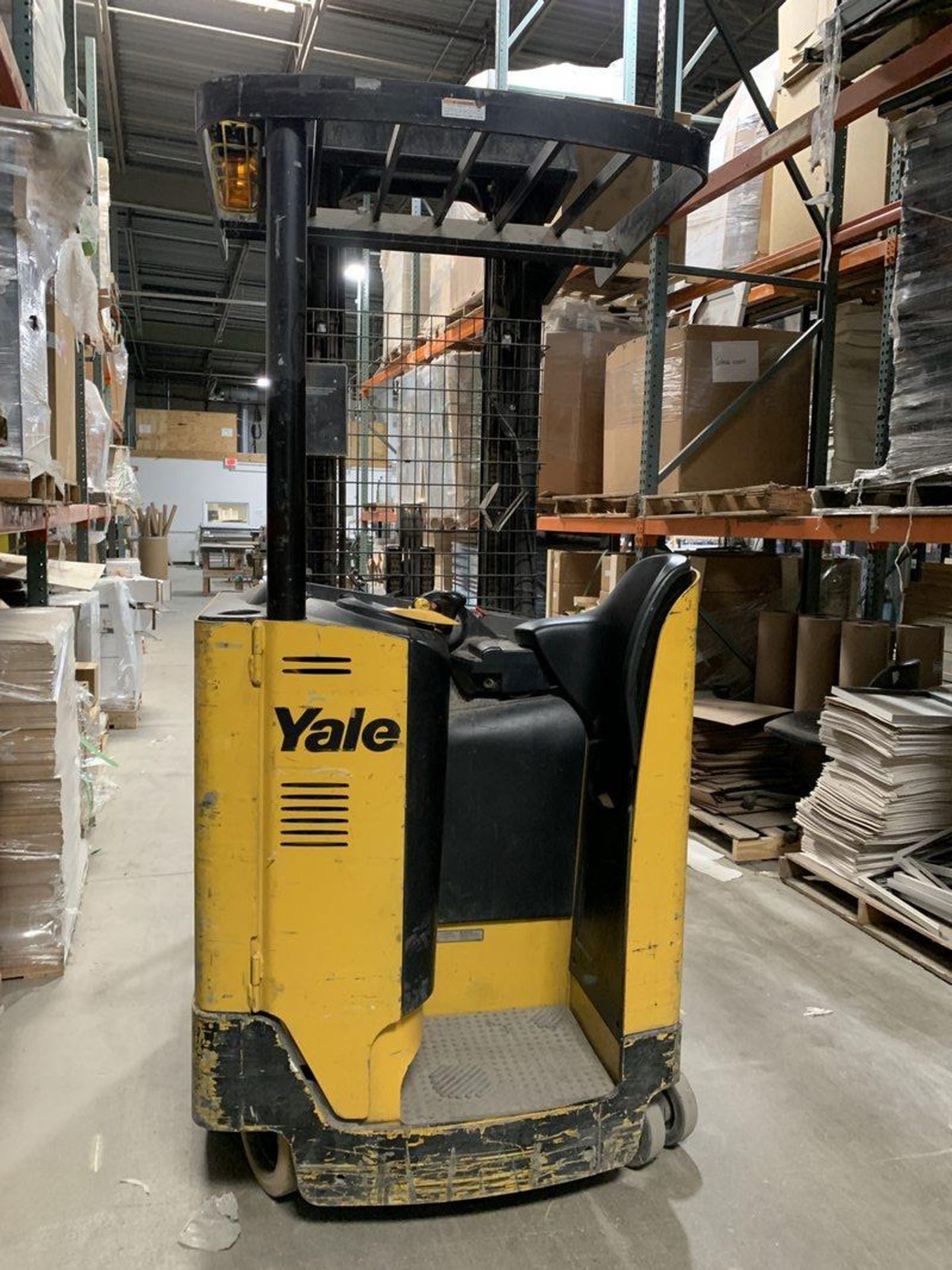 Yale NR035DBNL24TE101 3,500 Lb. Electric Stand Up Forklift Truck, S/N B295N01671L - Image 2 of 5