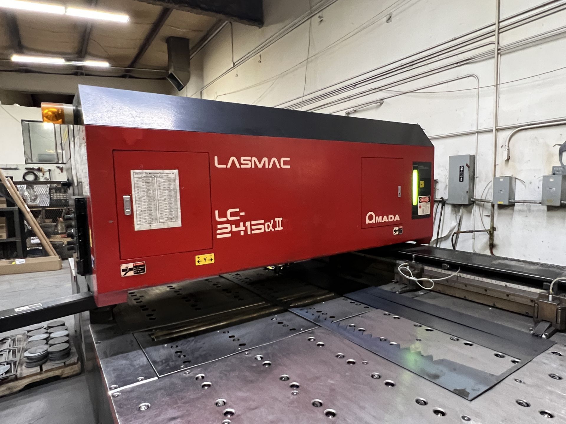 Amada LC-2415A2 1,500 Watt CNC Laser Cutting System, S/N 12415206, 1997 - Image 6 of 18