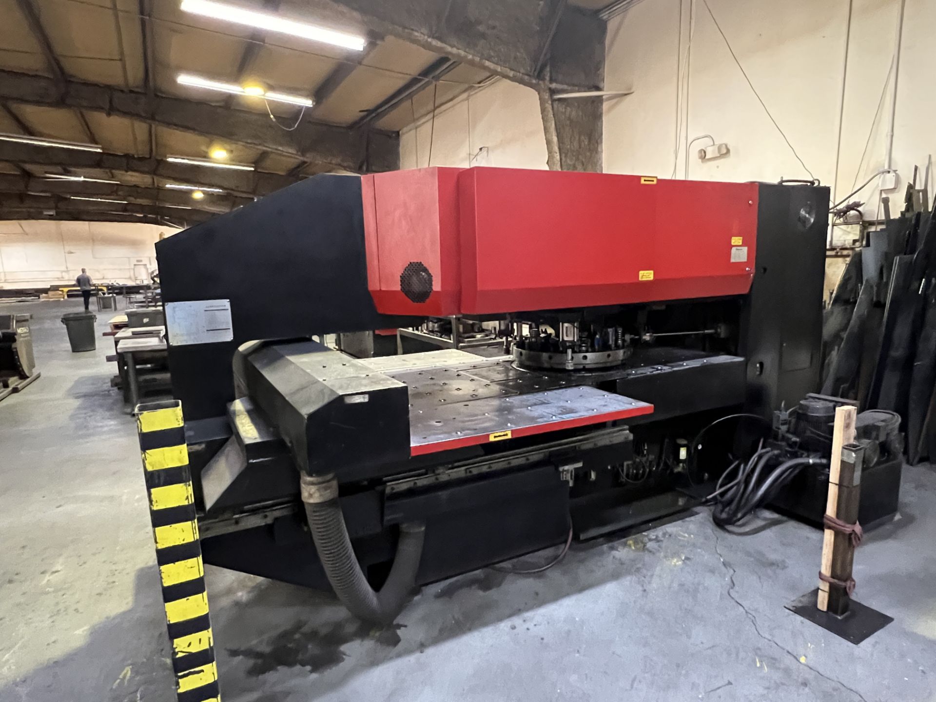 Amada Pega 244 20-Ton NC Turret Press, S/N AP440049, 1987 - Image 6 of 16