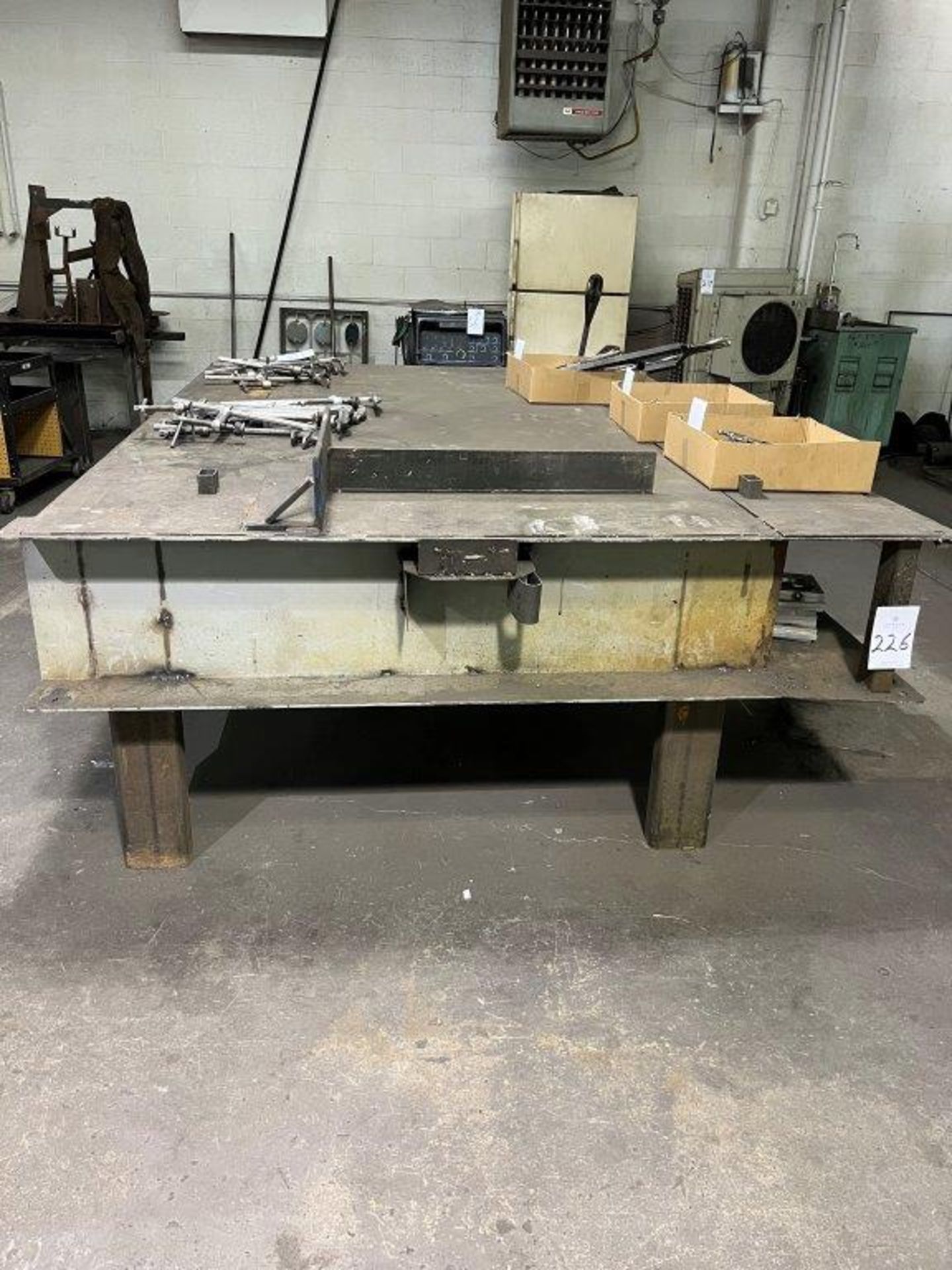 Steel Weld Table 106" x 77"