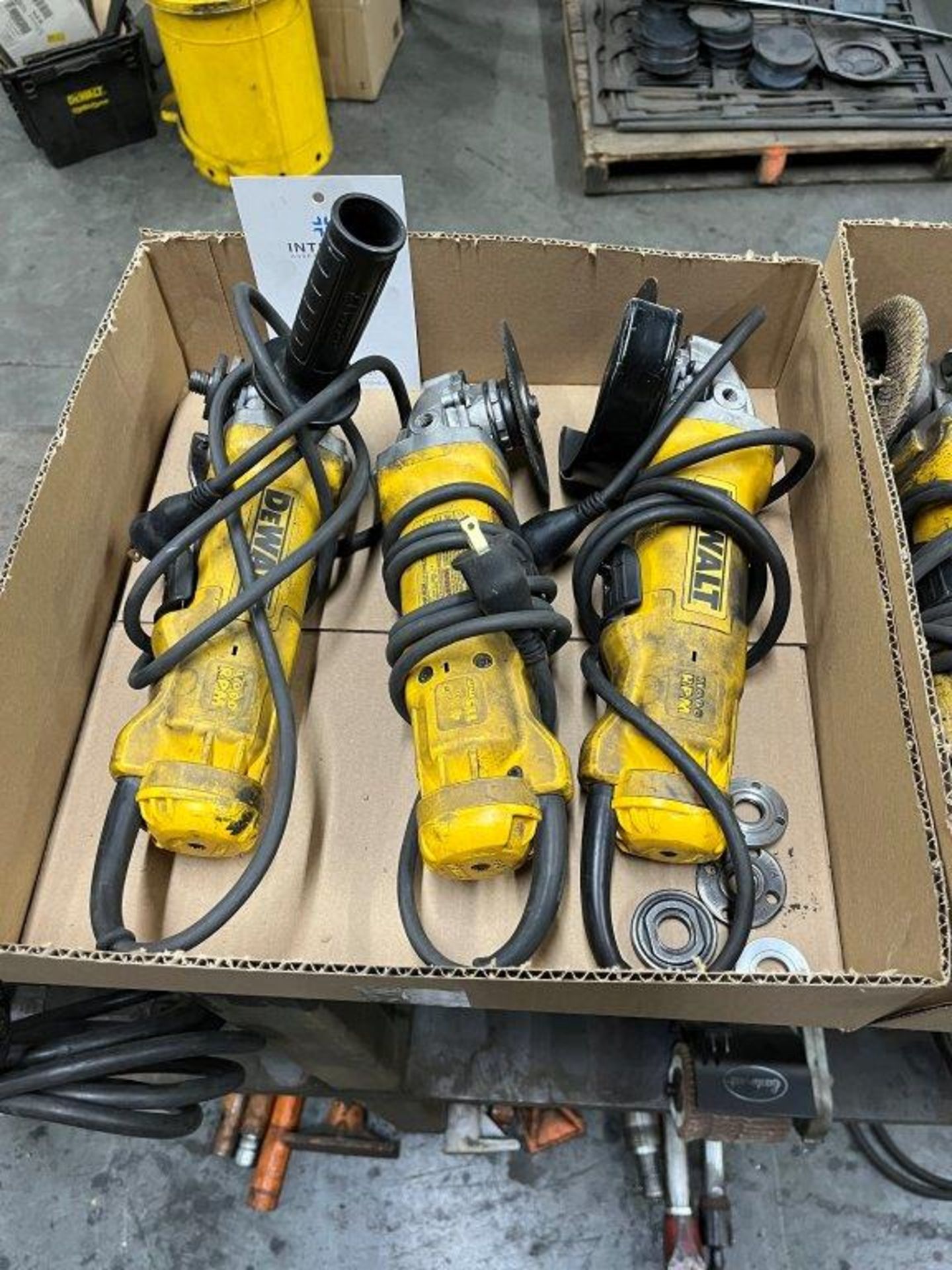 (3) DeWalt 4-1/2" Electric Angle Grinders