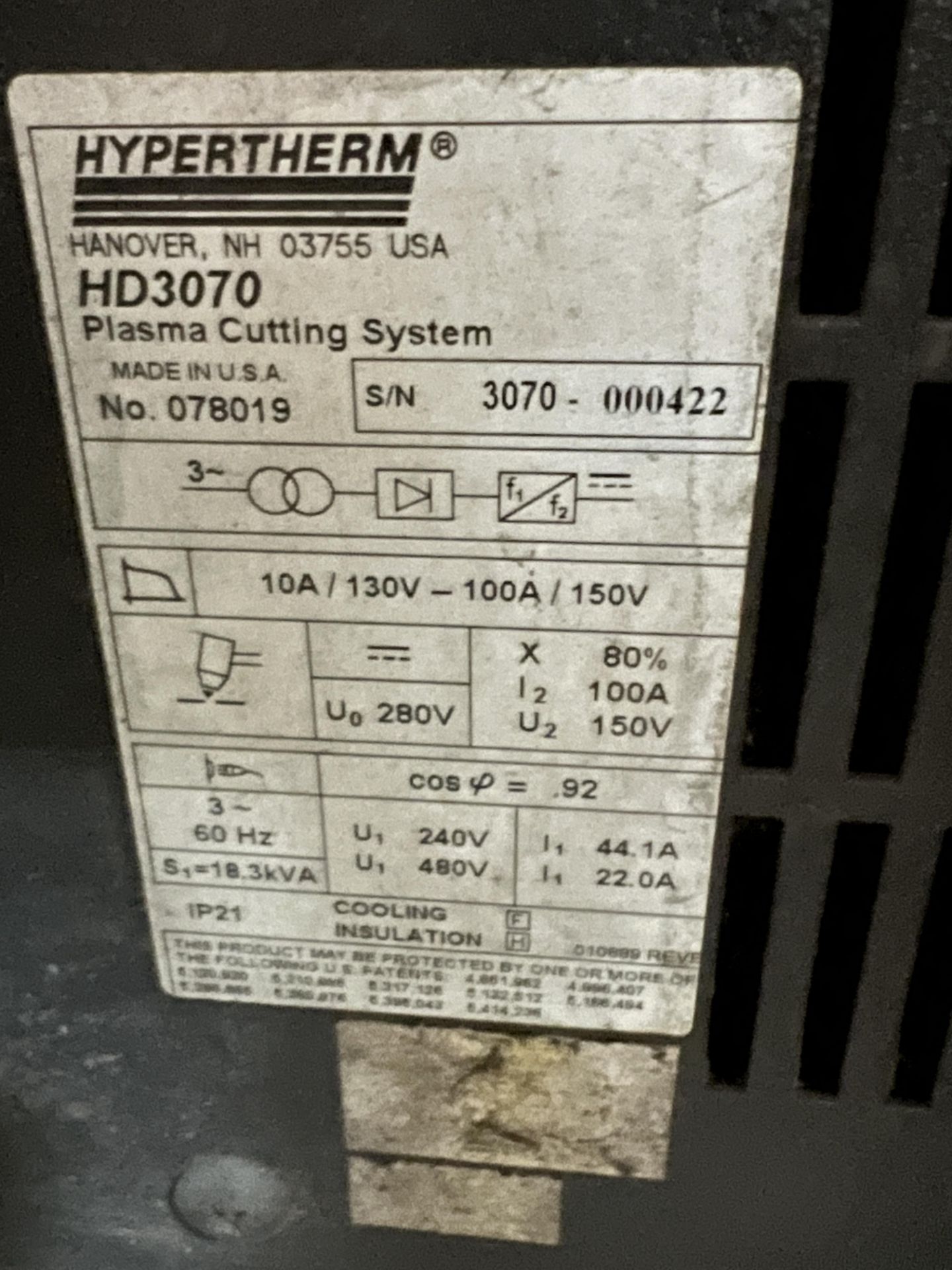 Farley Cutting Systems 4-Head High Definition Plasma Cutting System, S/N 960404, 1996 - Image 28 of 33