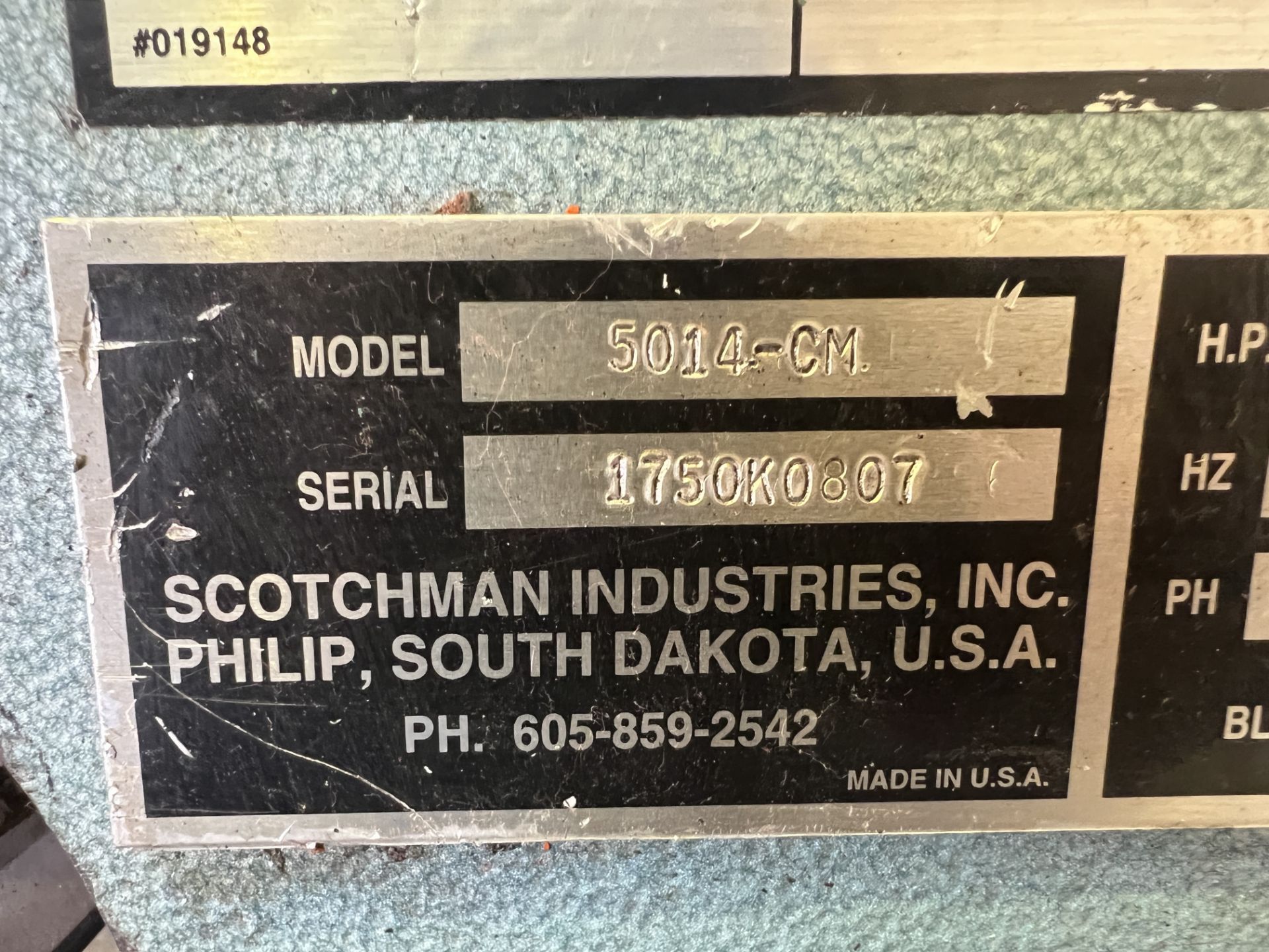 Scotchman 5014-CM 50-Ton Hydraulic Ironworker, S/N 1750K0807 - Image 7 of 8