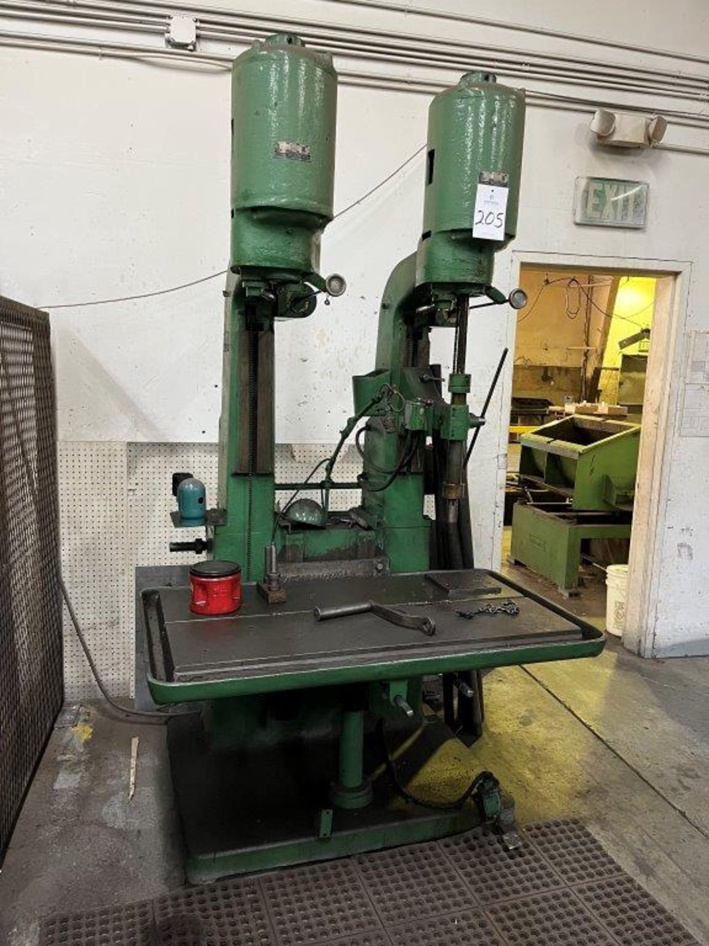 Edlund Machinery Co. Dual Spindle Drilling Machine