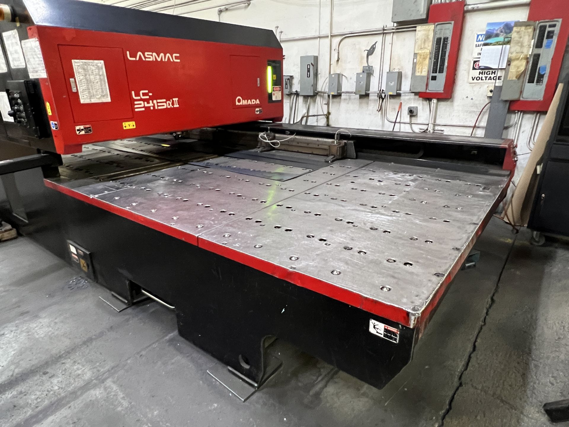 Amada LC-2415A2 1,500 Watt CNC Laser Cutting System, S/N 12415206, 1997 - Image 5 of 18