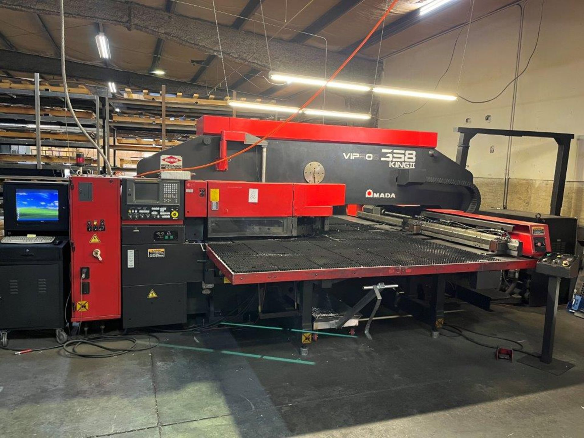 Amada Vipros King 358 II 30-Ton Hydraulic CNC Turret Press, S/N 35840194, 1999