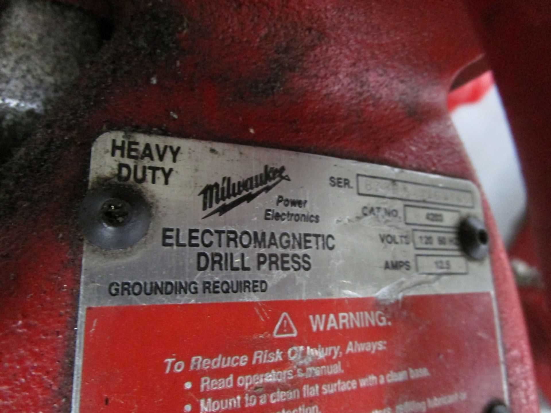Milwaukee 4262-1 3/4"" Magnetic Base Drill Press - Image 3 of 3