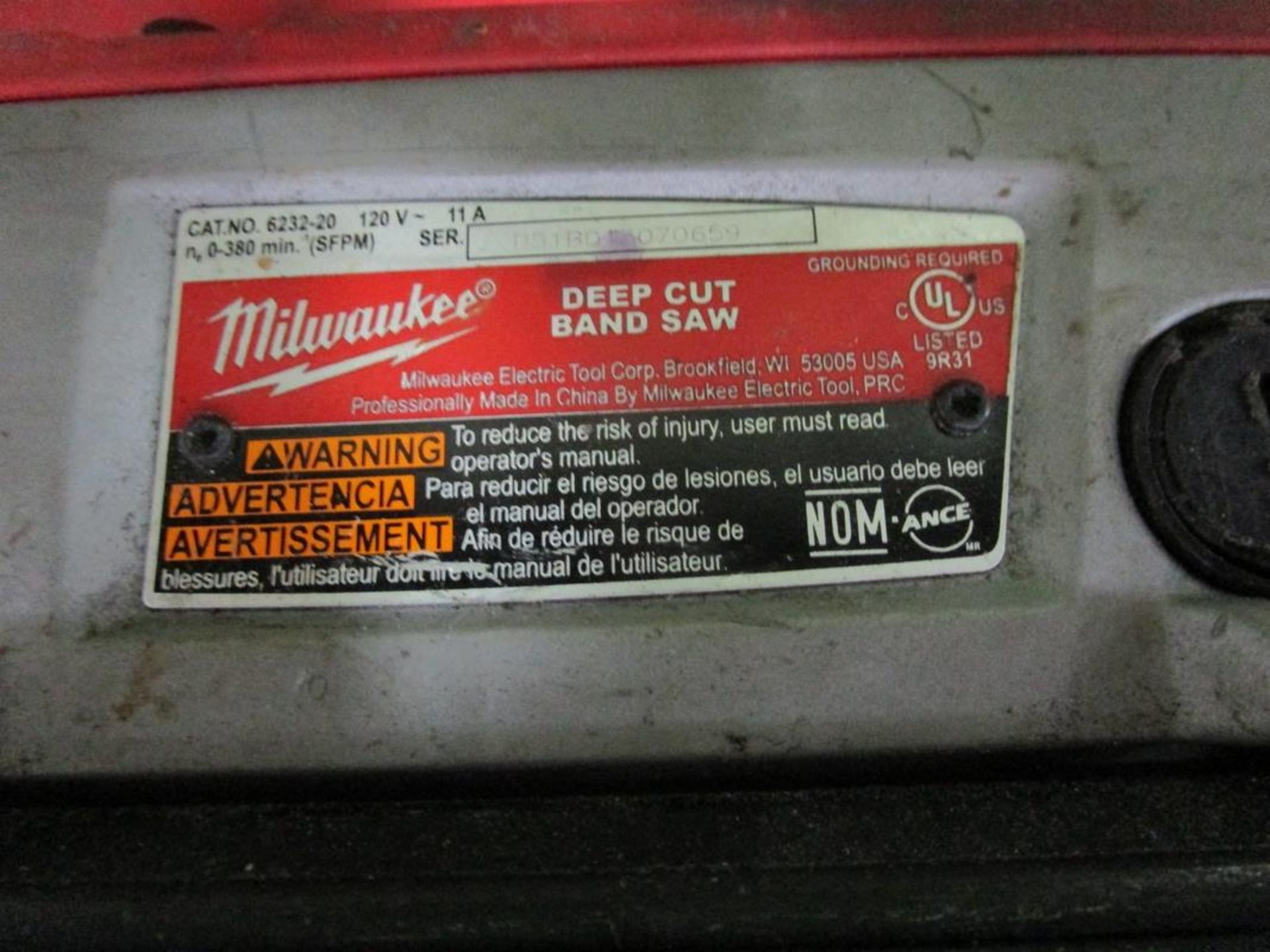 Milwaukee 6232-20 Portable Bandsaw - Image 3 of 3