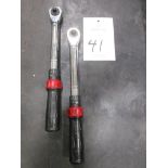 (2) Craftsman Dual Scale Torque Wrenches