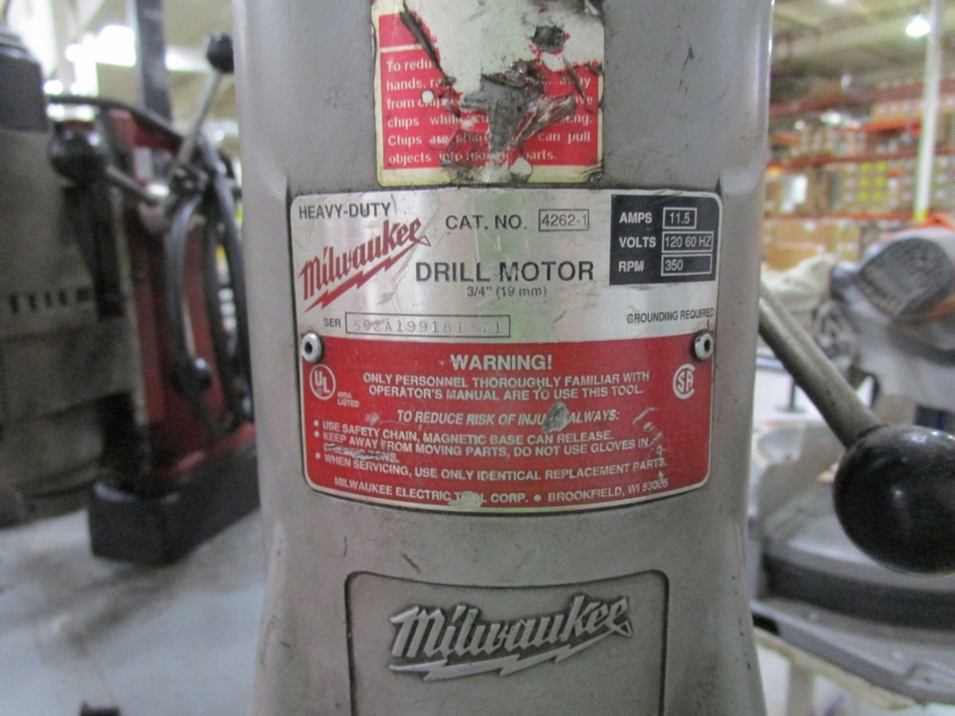 Milwaukee 4262-1 3/4"" Magnetic Base Drill Press - Image 2 of 3