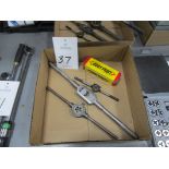 (3) Tap & Die Handles With Assorted Taps