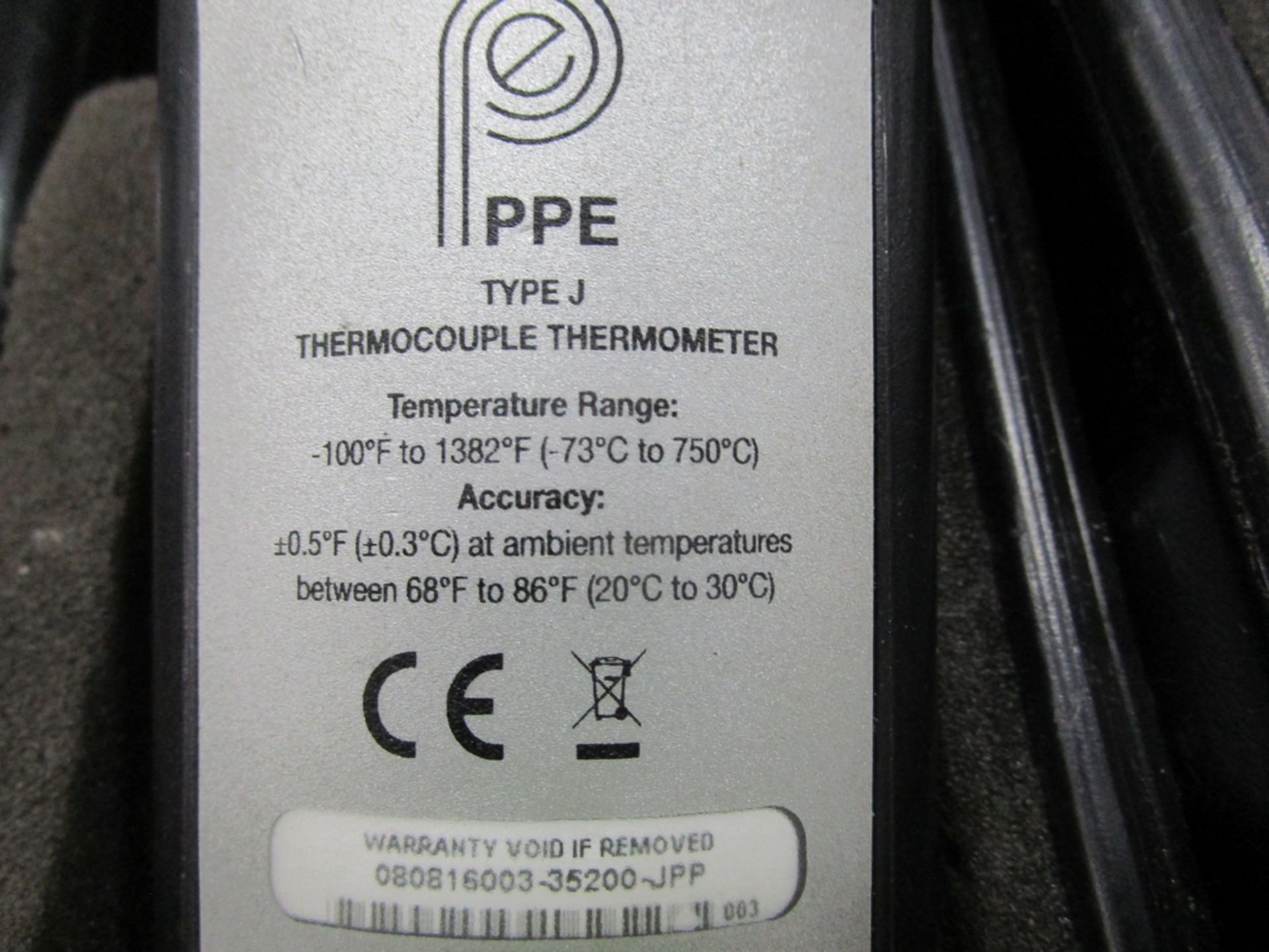 (3) Plastic Process Equipment 39668 Digital Thermocouple Thermometers - Image 2 of 2