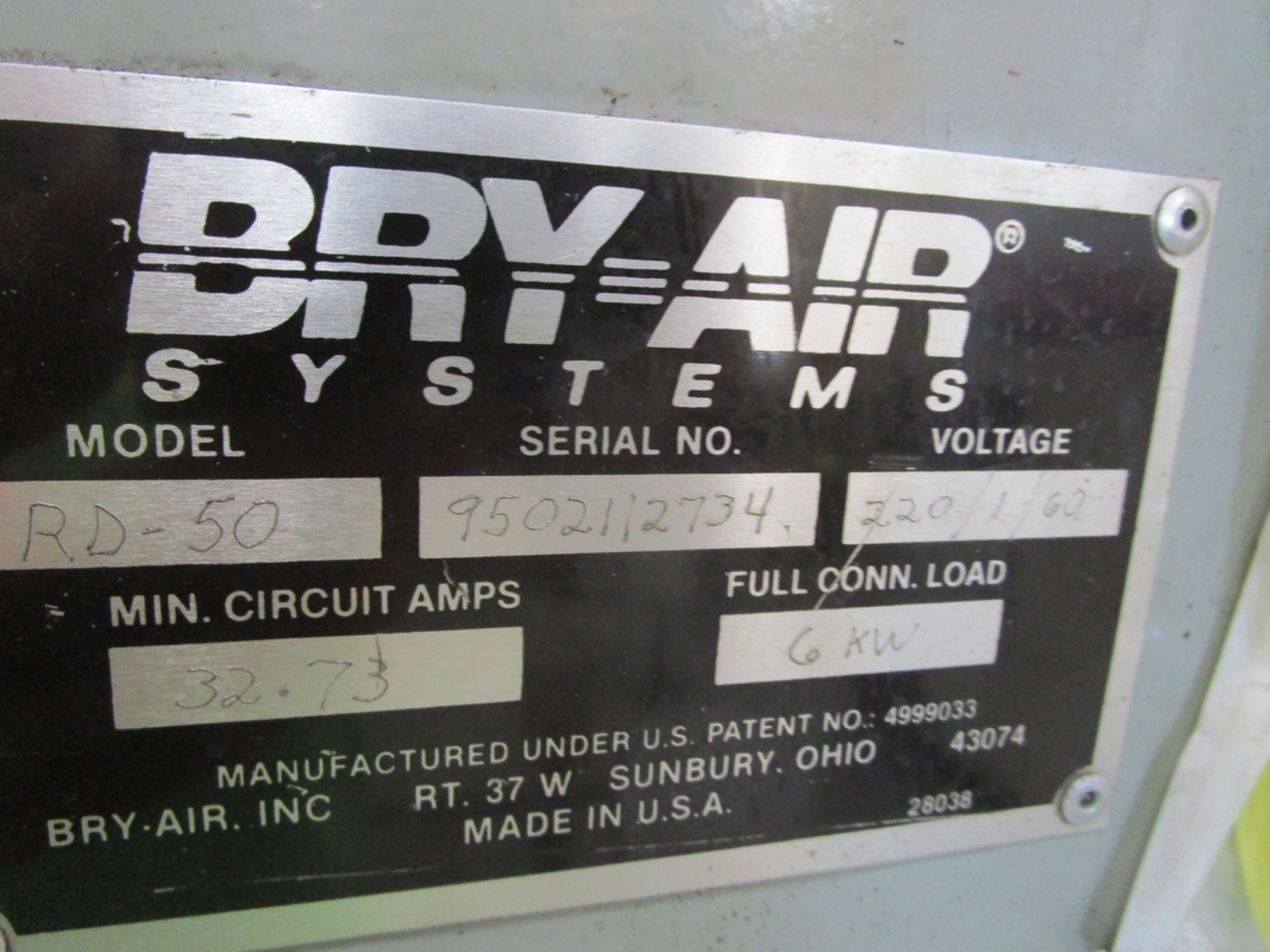 Dri-Air RD-50 Portable Dryer/Hopper - Image 2 of 2