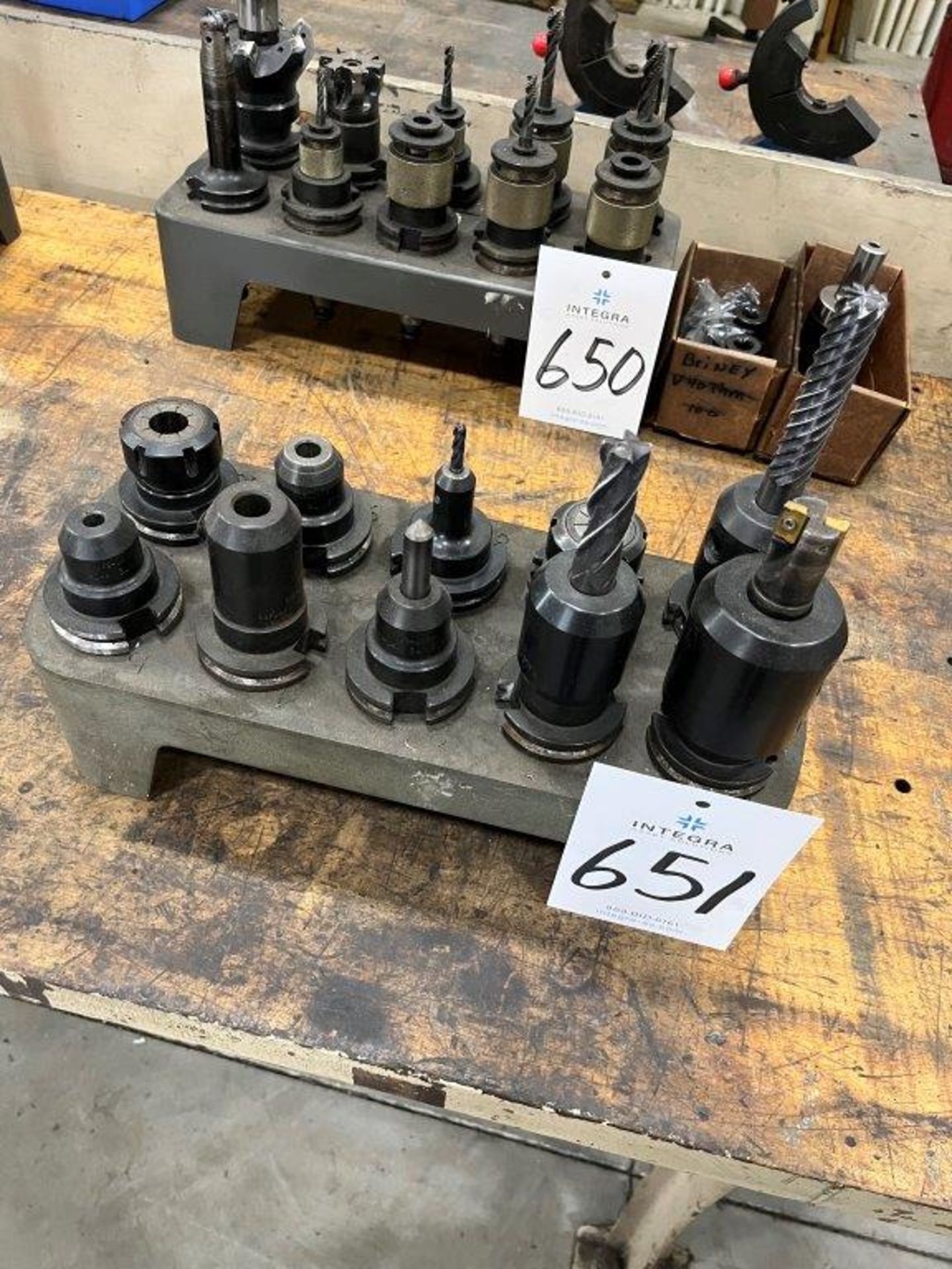 (10) Assorted CAT 40 Tool Holders