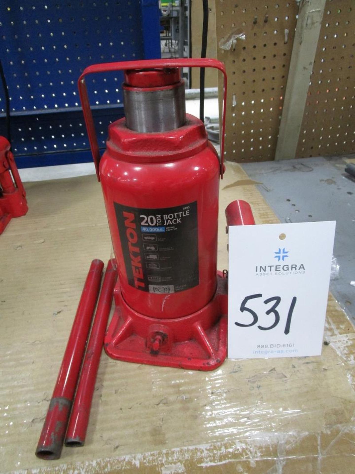 Tekton S495 20-Ton Hydraulic Bottle Jack