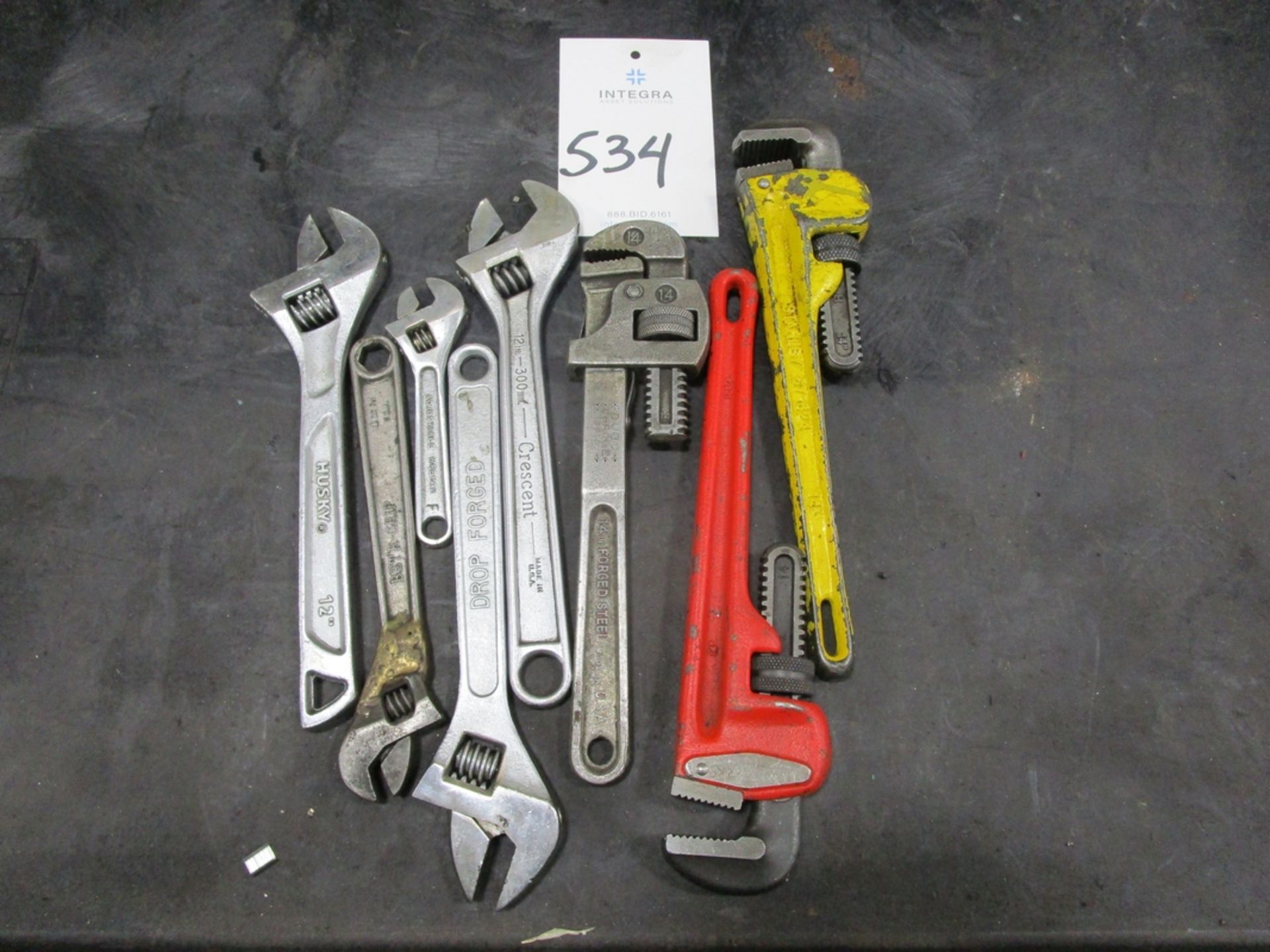 Assorted Adjustable Wrenches