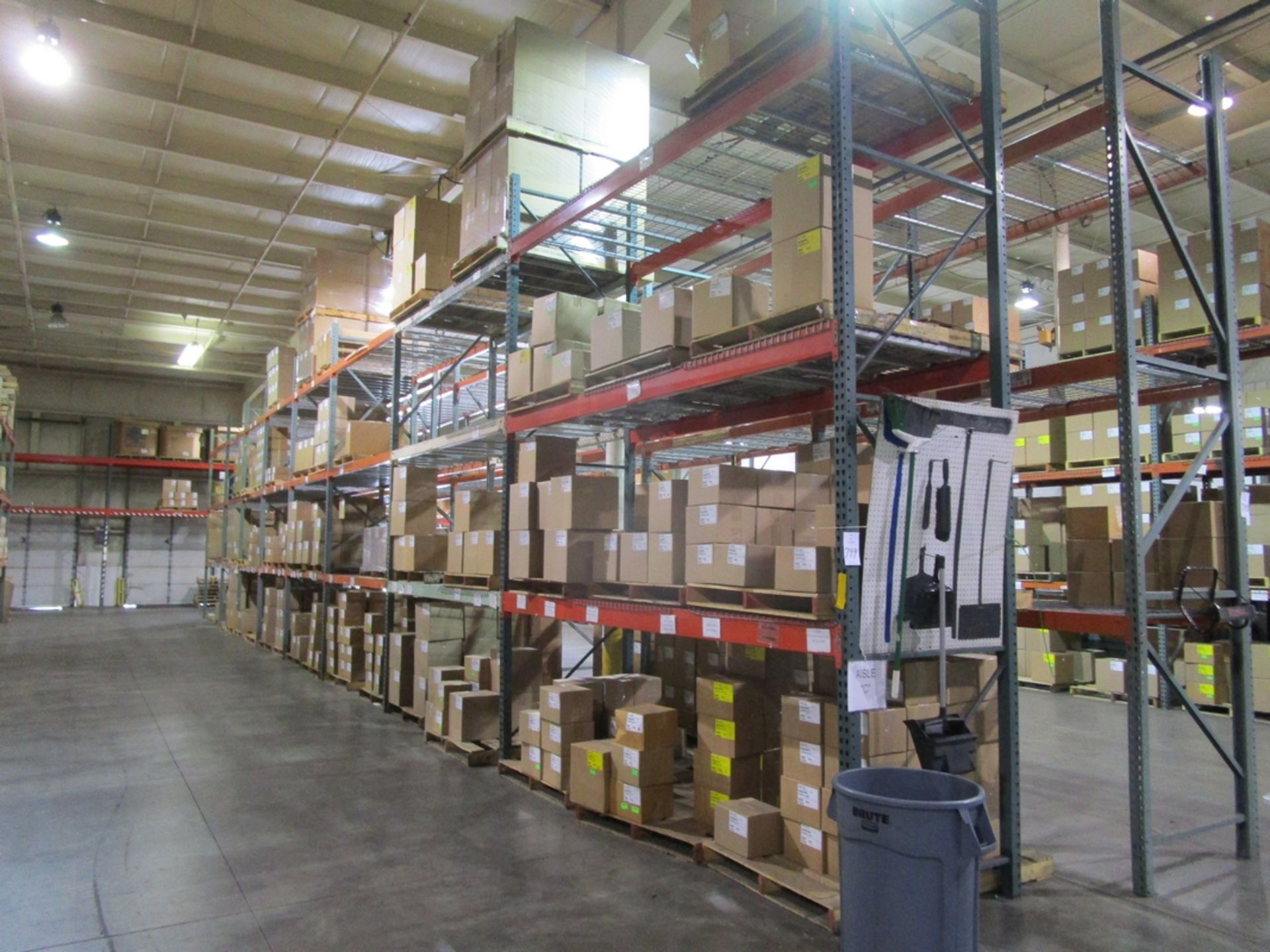 (9) Sections of Pallet Racking, 96"W x 192"H