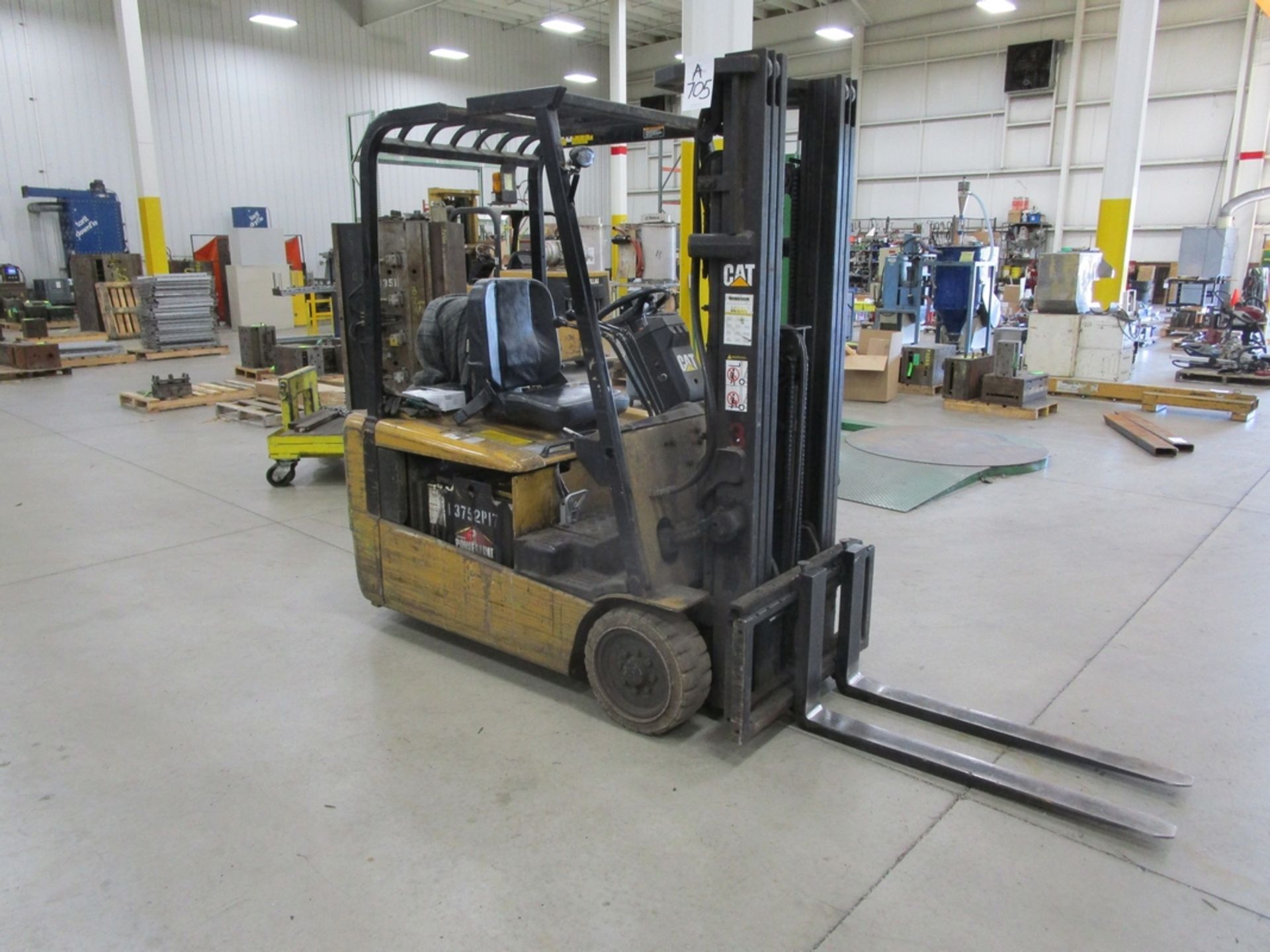 CAT EP18KT 3,500-Lb Electric Forklift Truck