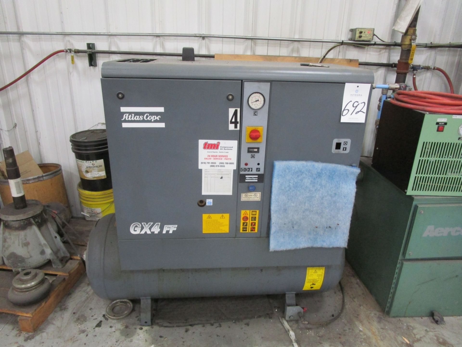 Atlas Copco GX4 FF 5-HP Rotary Screw Air Compressor