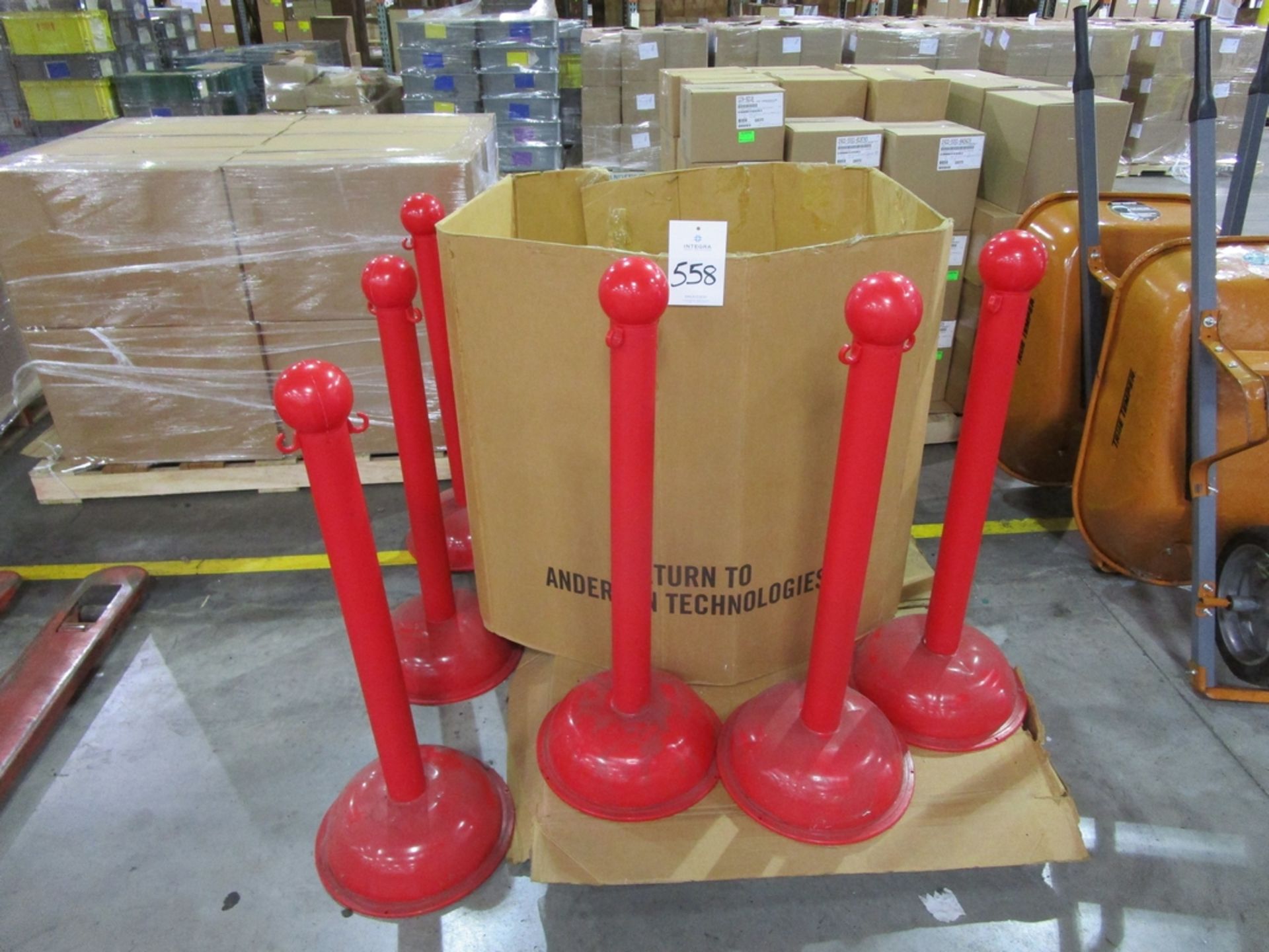 Saftey Barricade Supplies, Stantions, Plastic Chain