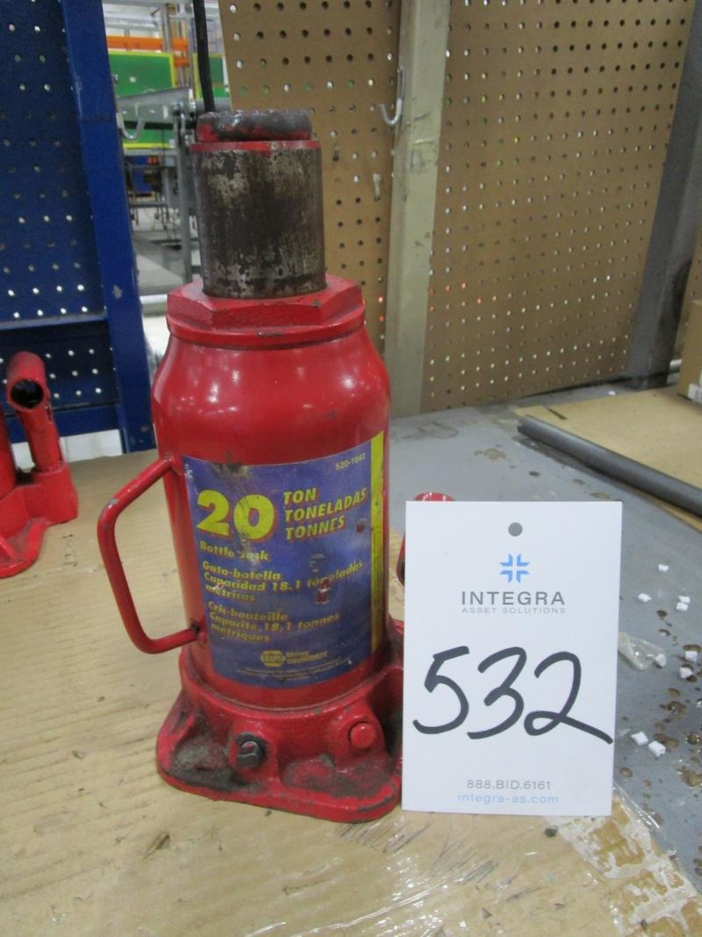 Napa 520-1042 20-Ton Hydraulic Bottle Jack