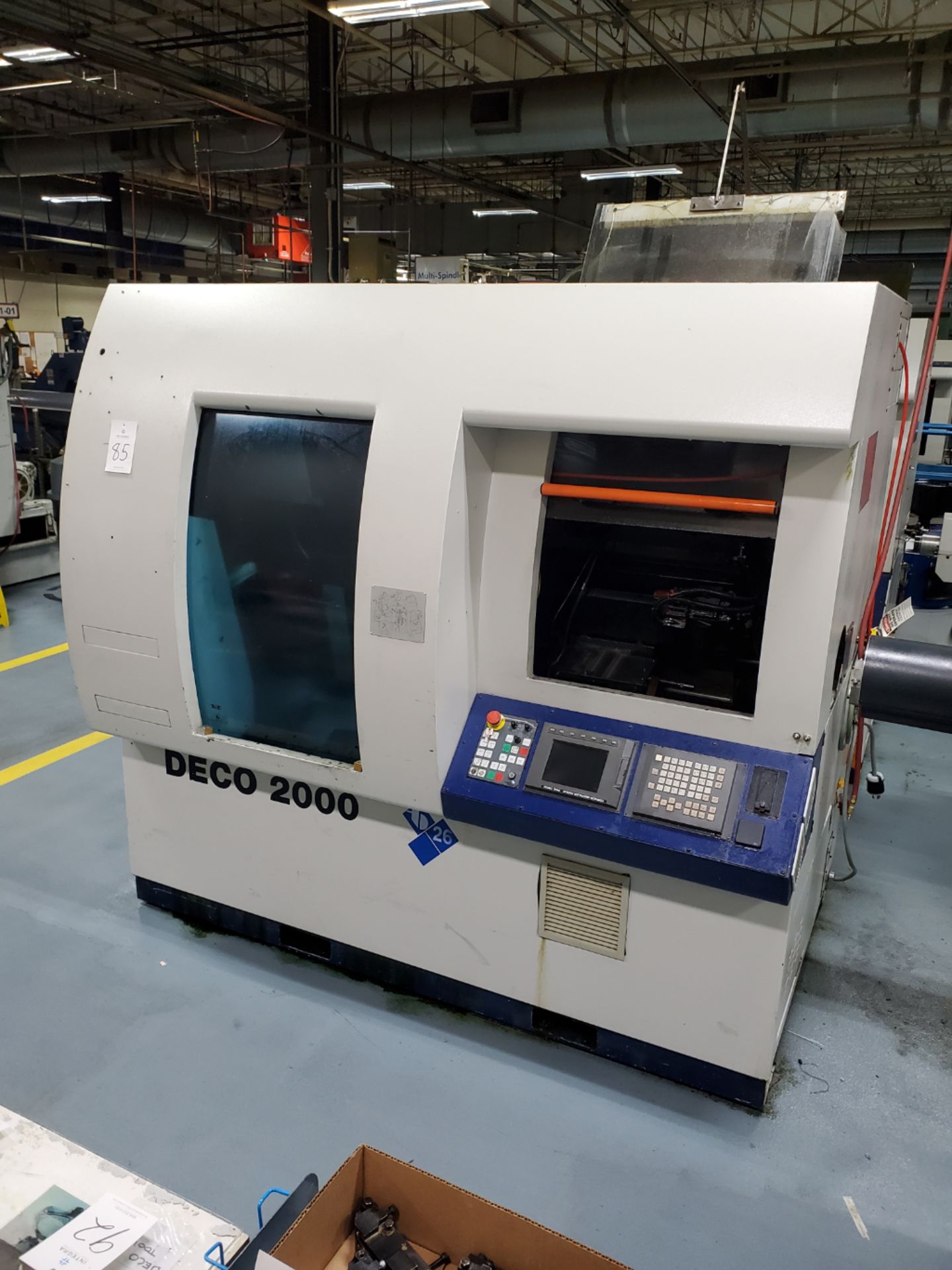 Tornos Bechler Deco 2000/26 10-Axis Sliding Headstock CNC Swiss-Type Screw Machine (NOT OPERABLE, PA